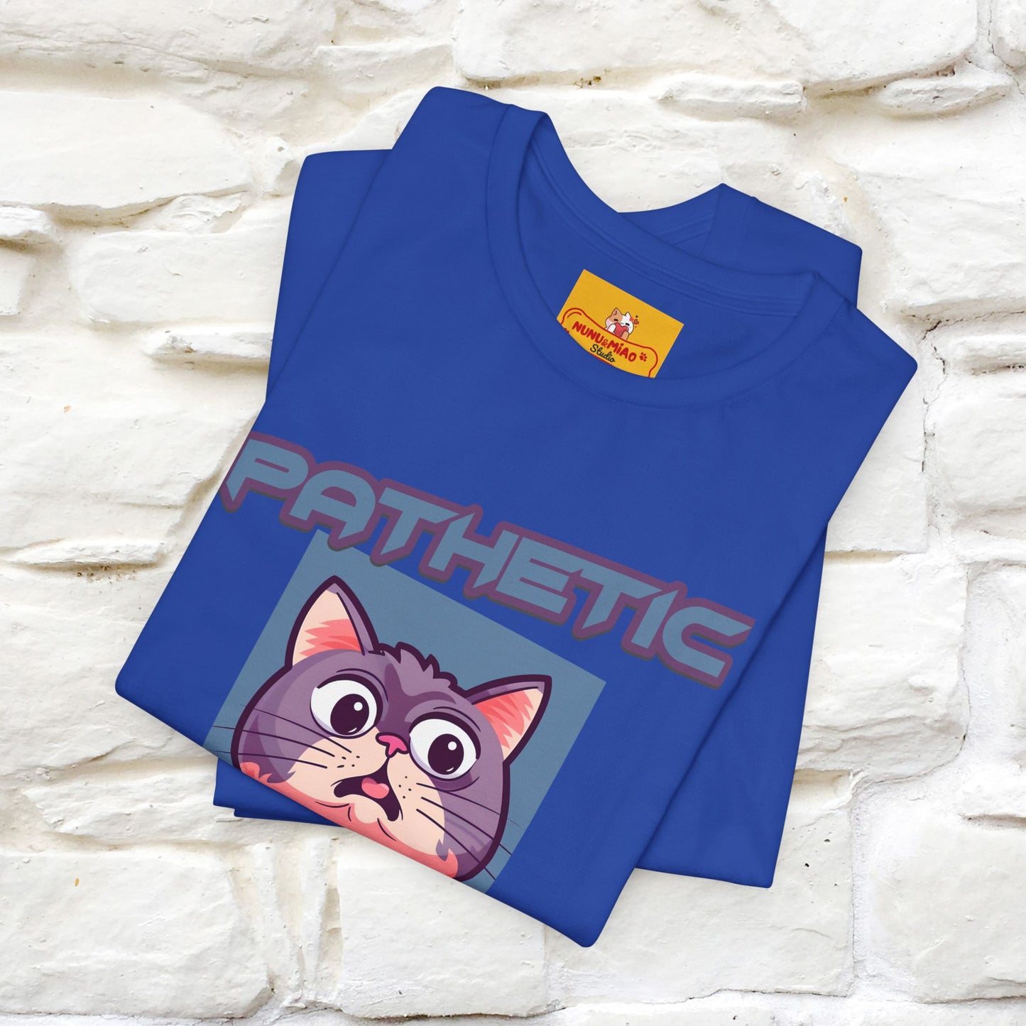 ''Pathetic Human'' | Funny Cat T-Shirt | Nunu&Miao Studio