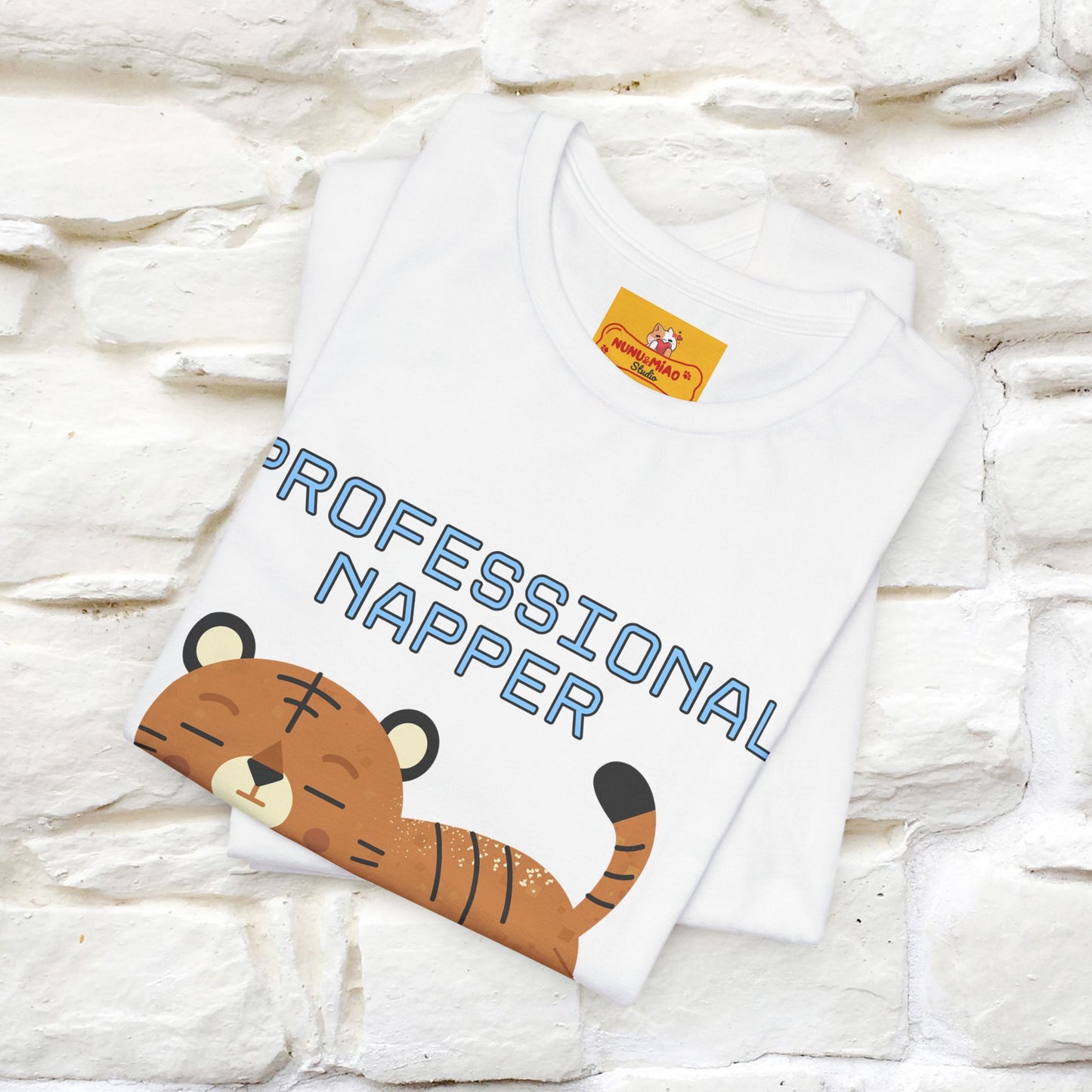 ''Professional napper since birth.''| CatT-Shirt | Nunu&Miao Studio
