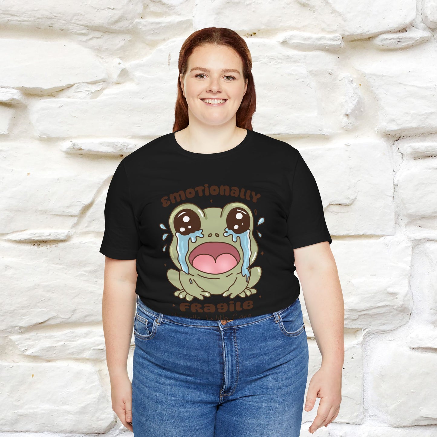 "Emotionally Fragile Handle With Care " Funny T-shirt |Nunu&Miao Studio - Nunu&Miao Studio