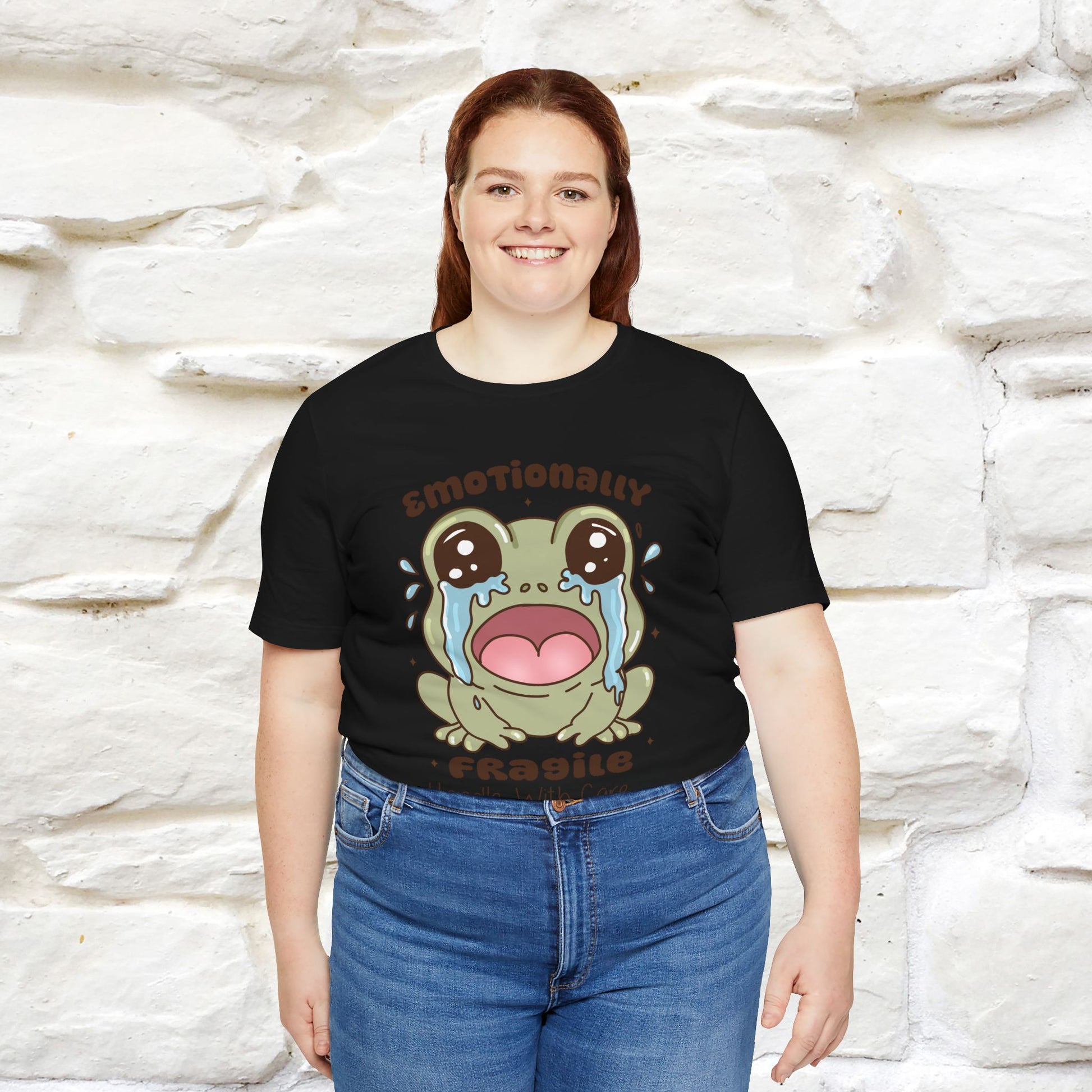 "Emotionally Fragile Handle With Care " Funny T-shirt |Nunu&Miao Studio - Nunu&Miao Studio