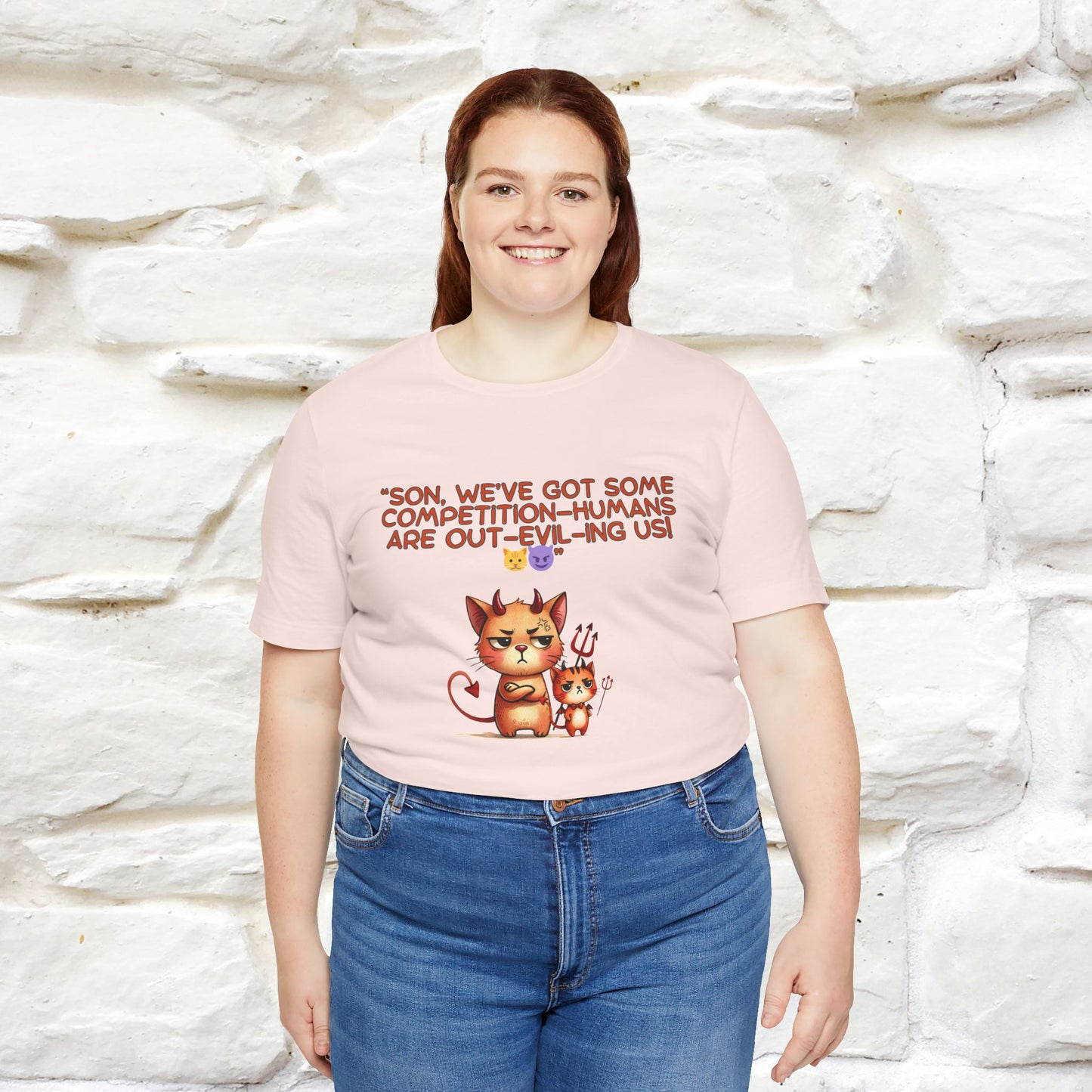 "Humans Are Out-Evil-Ing Us." Cat T-shirt |Nunu&Miao Studio