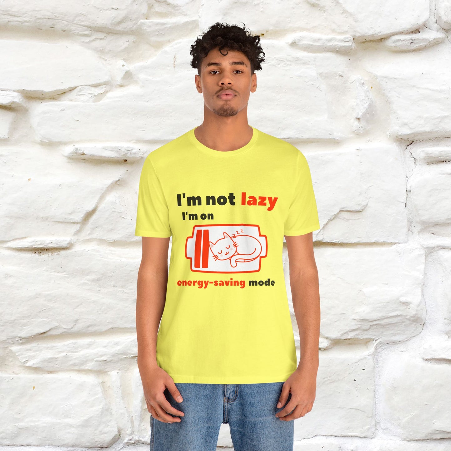 ''I am Not Lazy...'' Cat T-Shirt | Nunu&Miao Studio