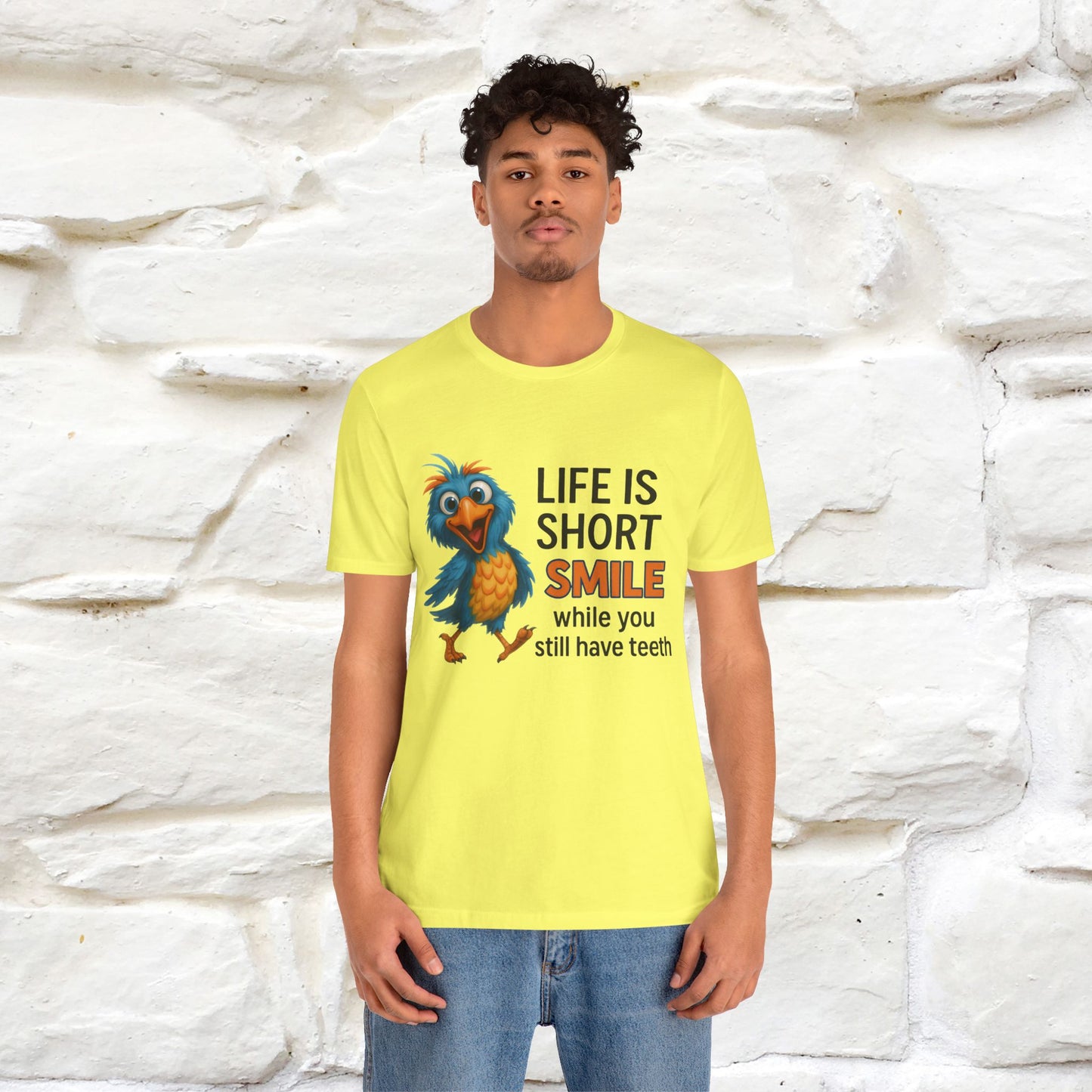 "Life Is Short Smile While ..." |Funny T-Shirt | Nunu&Miao Studio