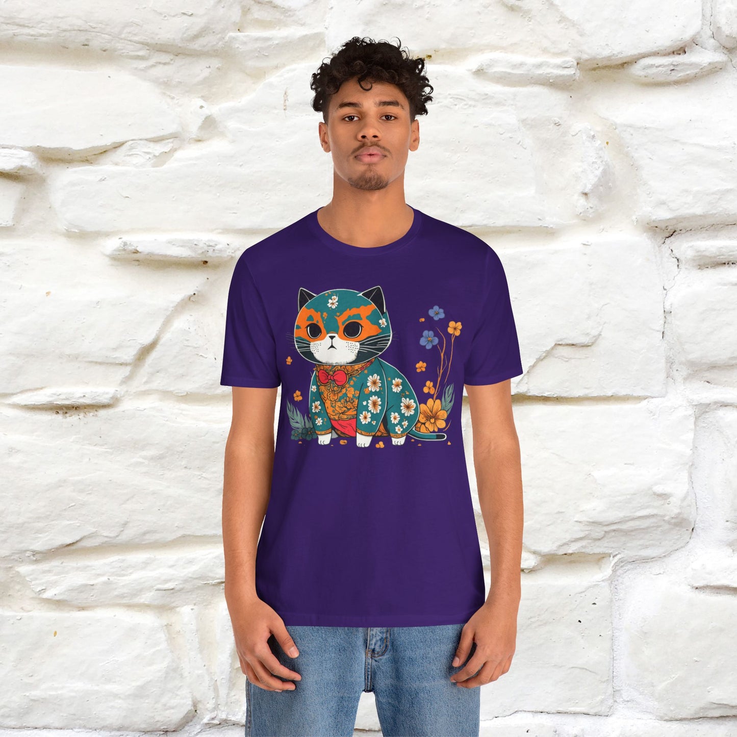 Zen Garden Cat: Japanese-Inspired T-Shirt for Men & Women | 100% Cotton* - Nunu&Miao Studio