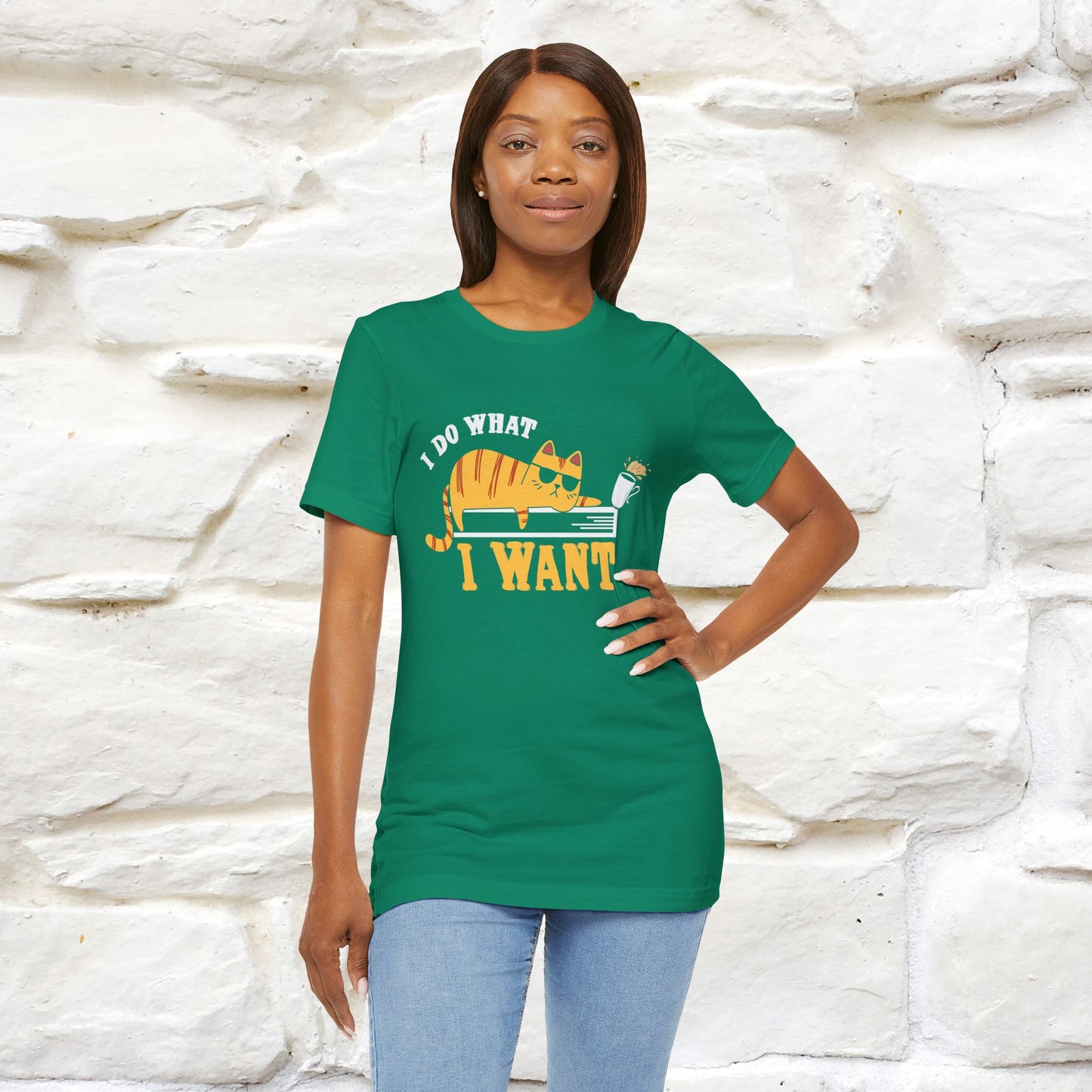 "I Do What I Want" Cat T-Shirt | Nunu & Miao Studio