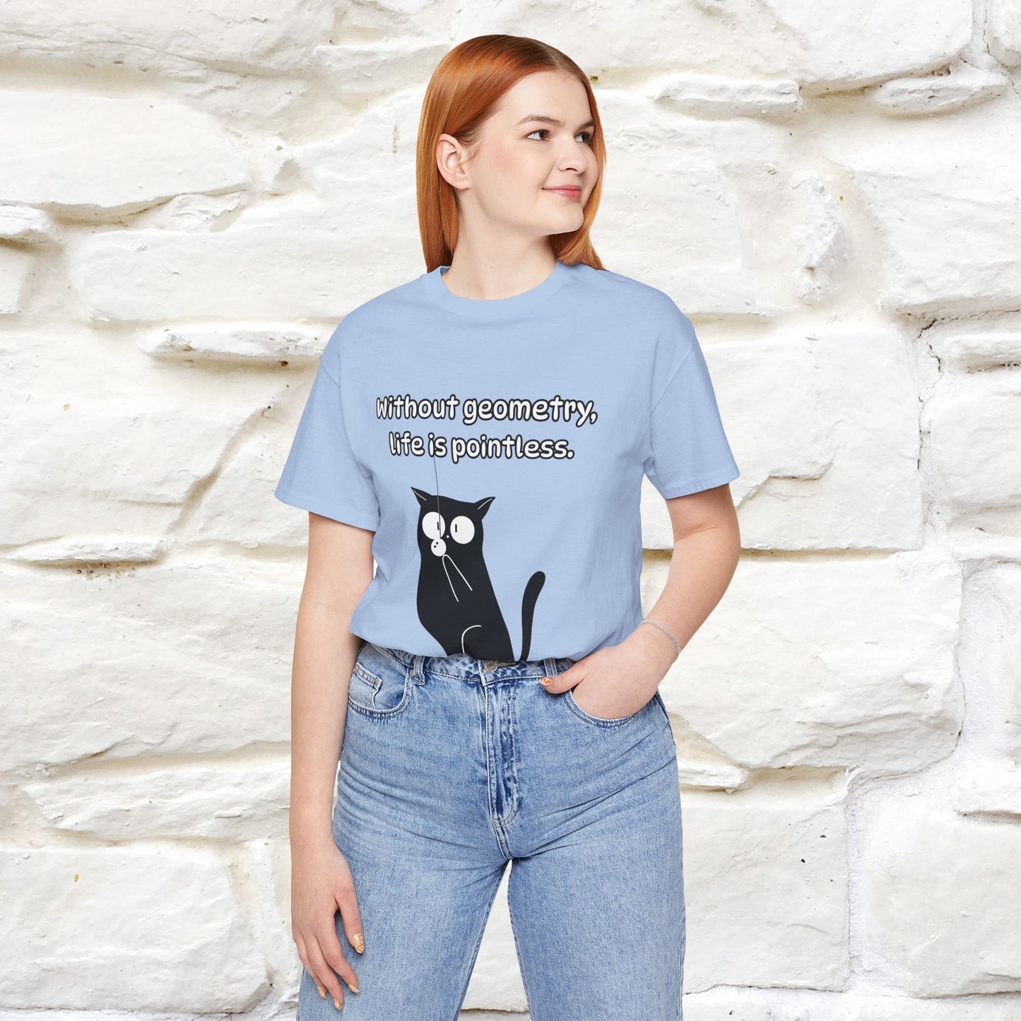 ''Without geometry, life is pointless.''| Funny T-Shirt | Nunu&Miao Studio