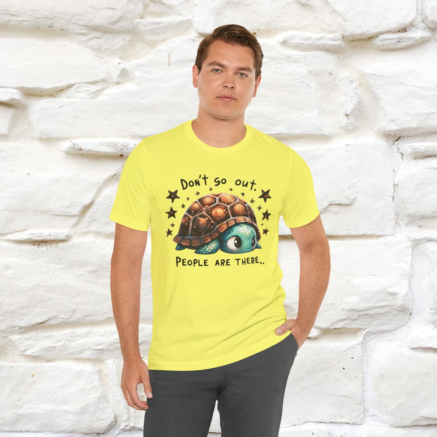 "Don't Go Out ..People Are There." |Funny T-Shirt | Nunu&Miao Studio