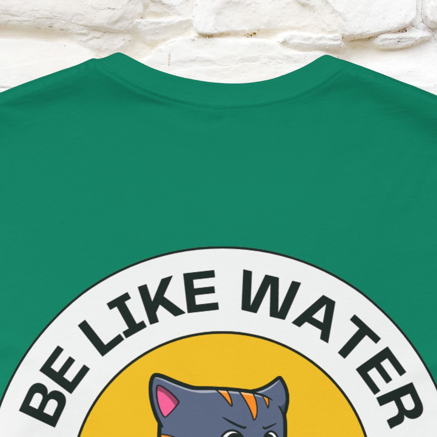 "Be Like Water: Cattitude Master | Cat T-Shirt |Nunu&Miao Studio