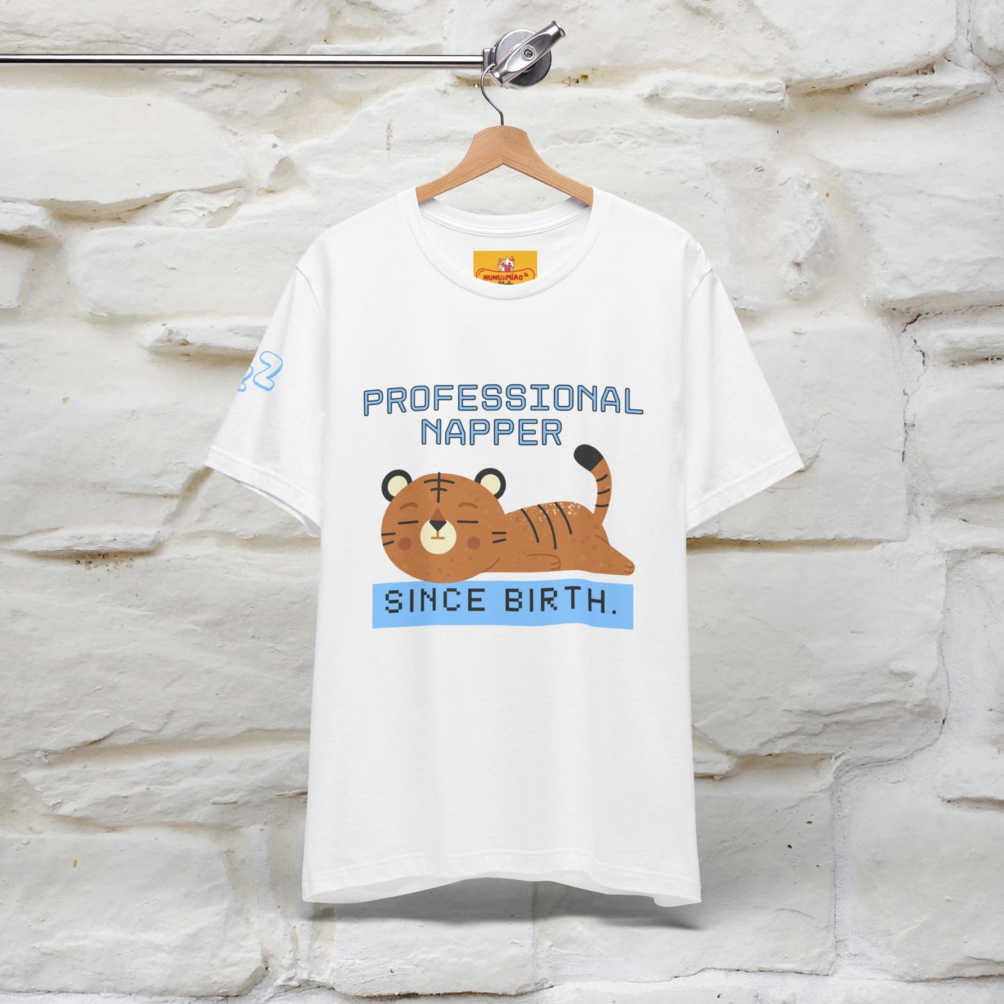 ''Professional napper since birth.''| CatT-Shirt | Nunu&Miao Studio
