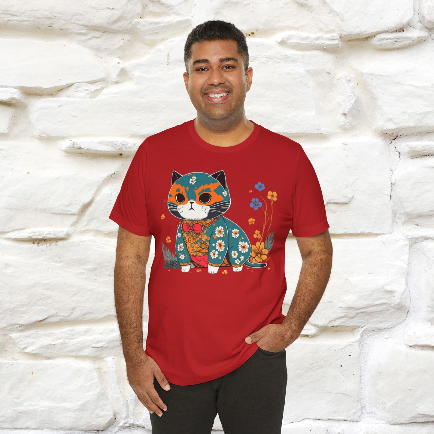 Zen Garden Cat: Japanese-Inspired T-Shirt for Men & Women | 100% Cotton* - Nunu&Miao Studio