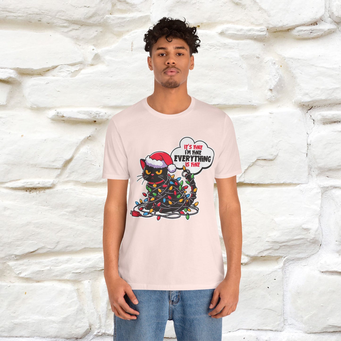 “Everything Is Fine..” | Cat T-Shirt | Nunu&Miao Studio