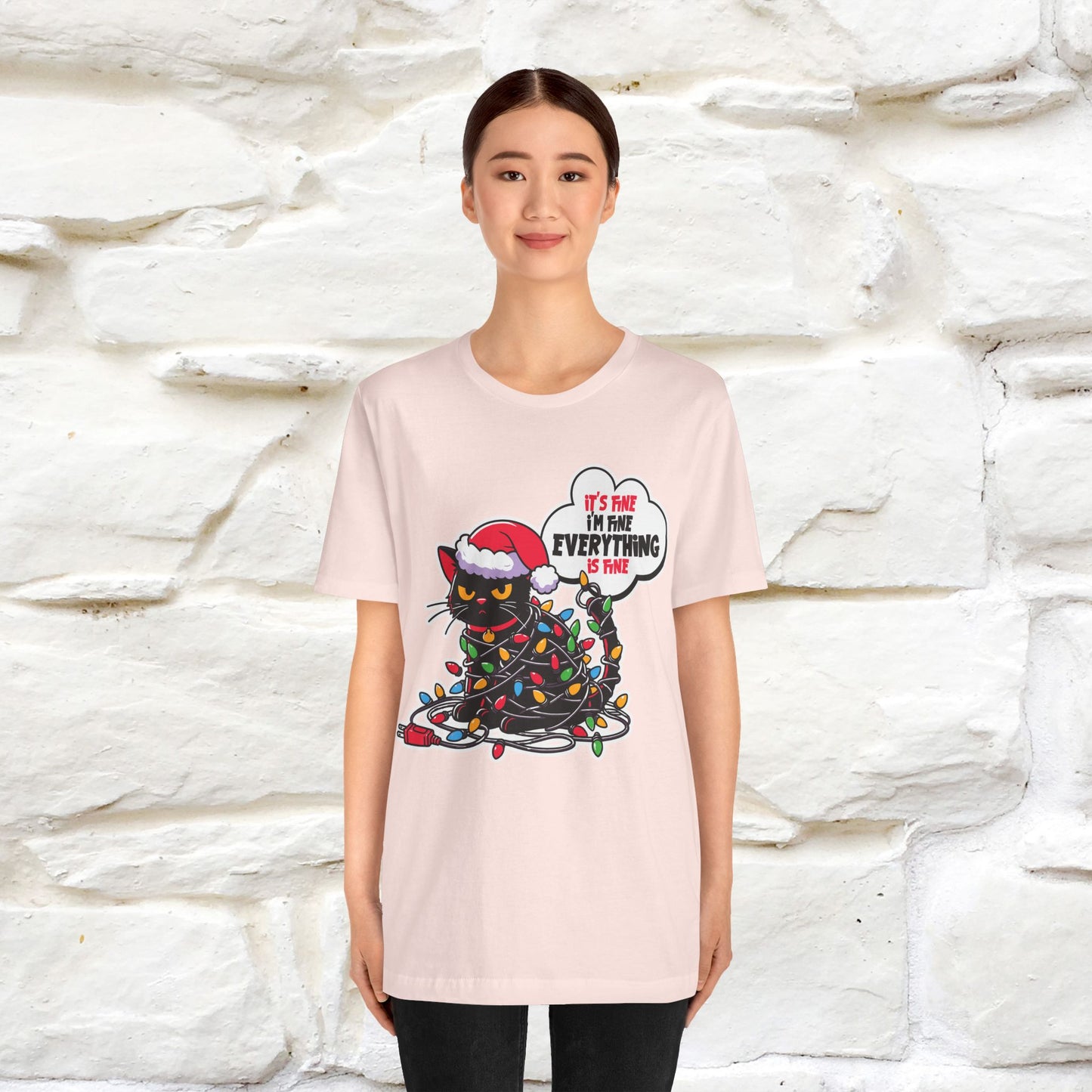 “Everything Is Fine..” | Cat T-Shirt | Nunu&Miao Studio