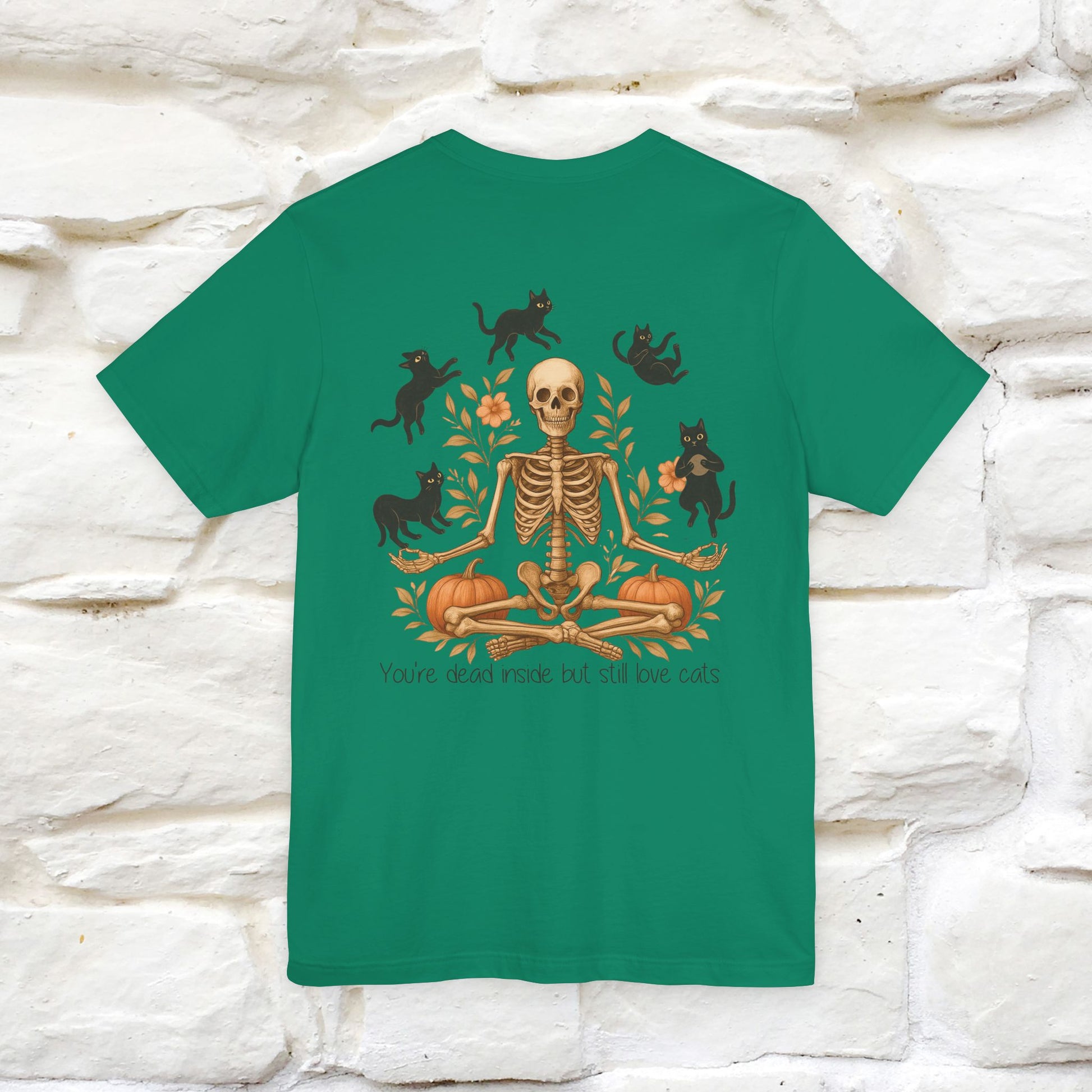 "You're Dead Inside But Still Love Cats " Halloween Cat T-shirt |Nunu&Miao Studio - Nunu&Miao Studio