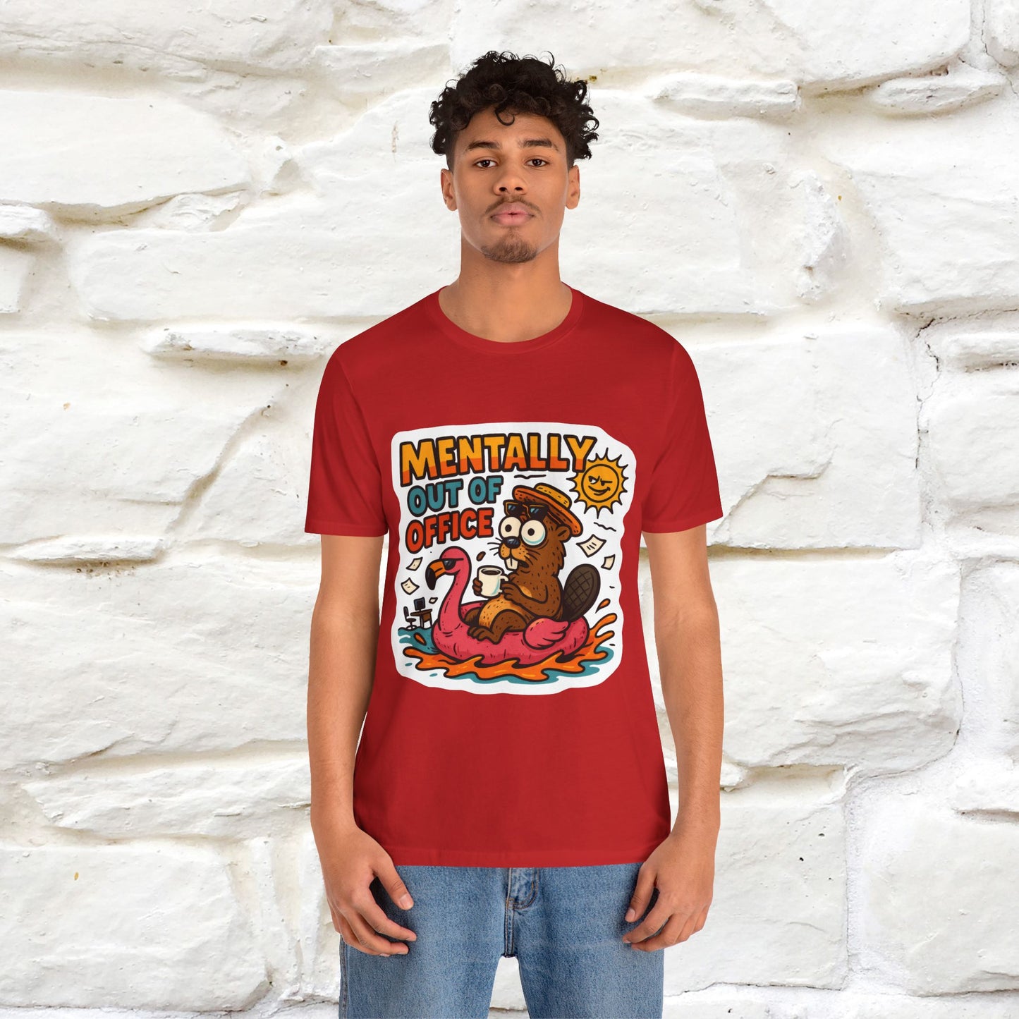 ''Mentally Out Of Office''| Sarcastic Cat T-Shirt | Nunu&Miao Studio