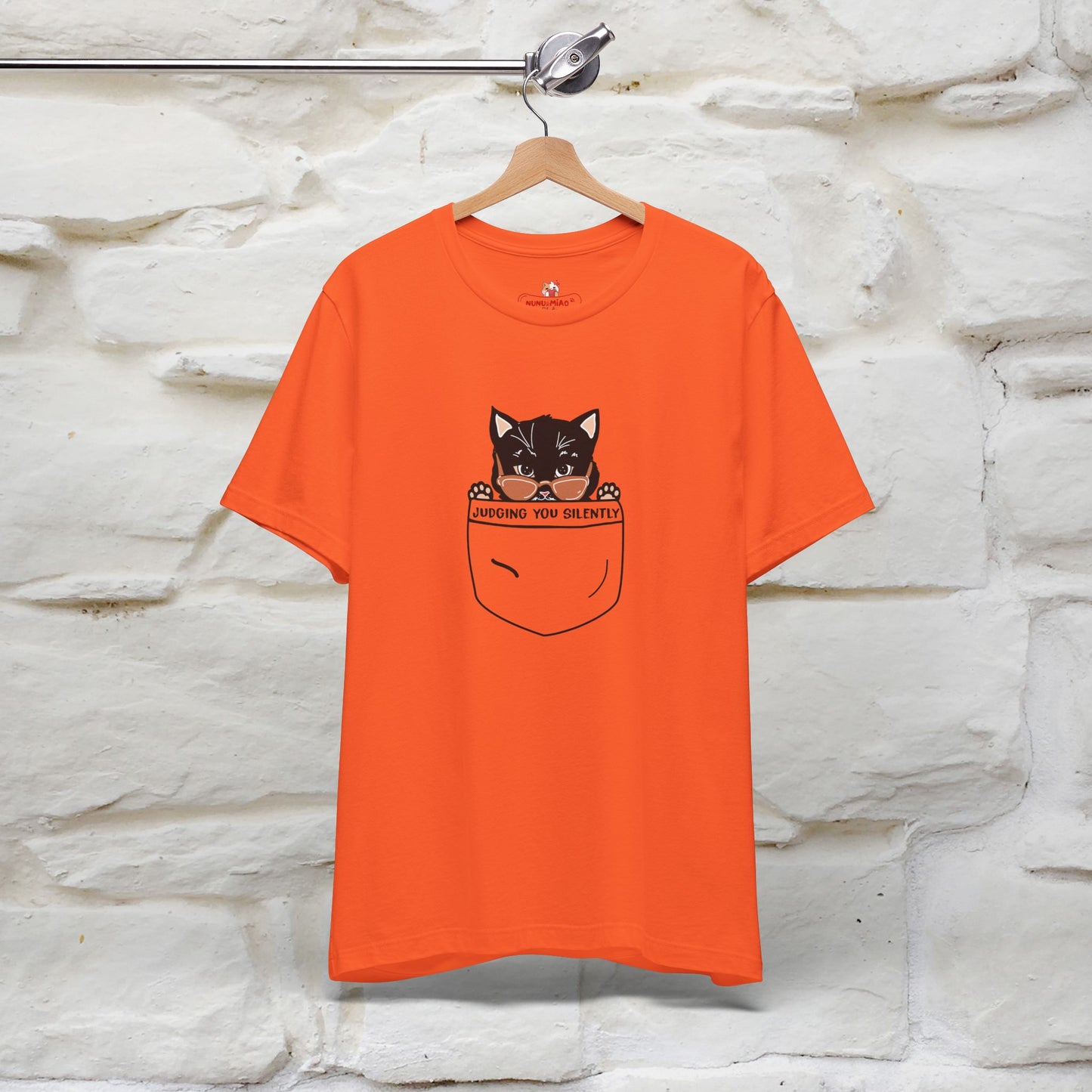 Judging You Silently Cat T-Shirt for Men | 100% Cotton* Funny & Sassy Tee - Nunu&Miao Studio