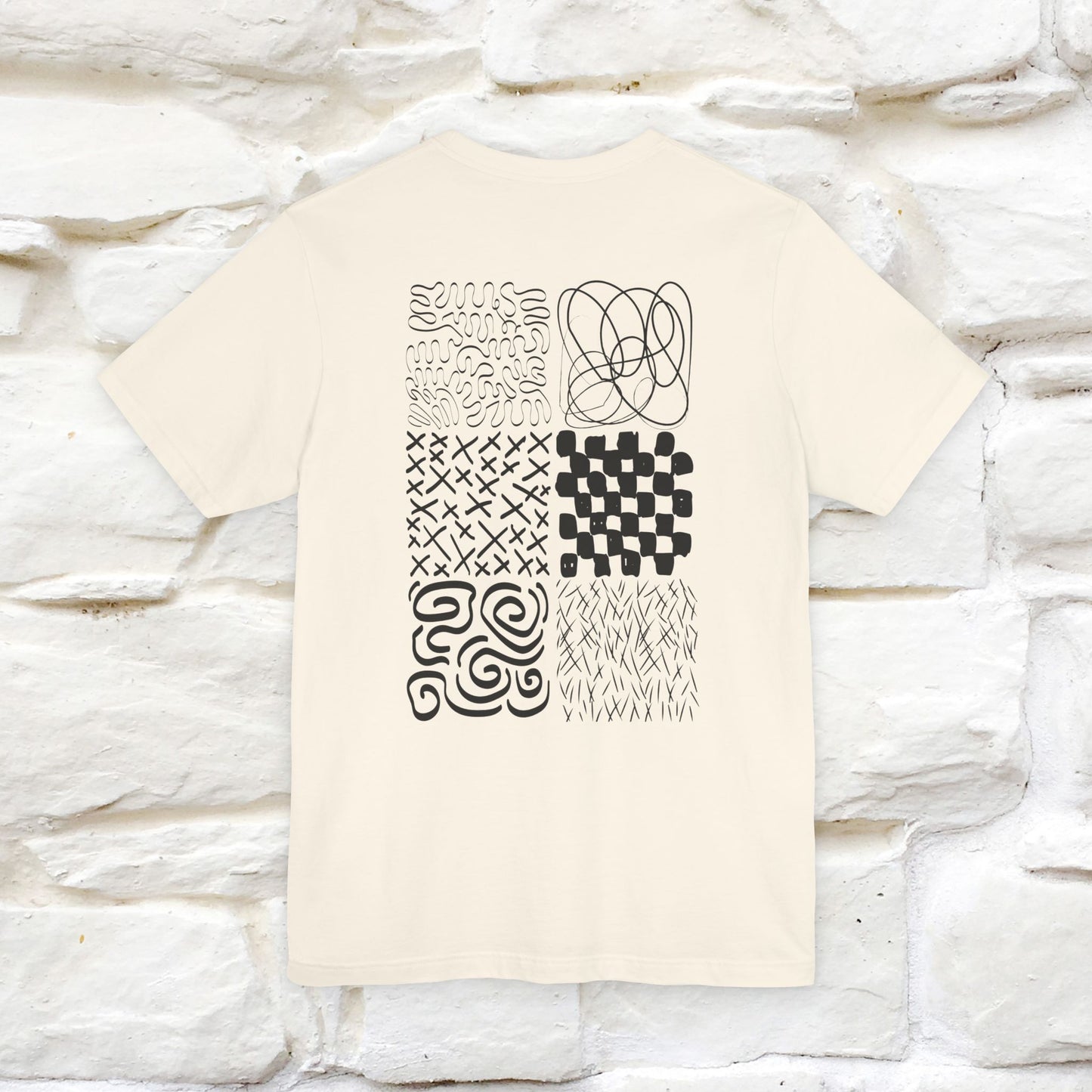 "Black And White'' Cat T-Shirt Front and Back Design | Nunu&Miao Studio
