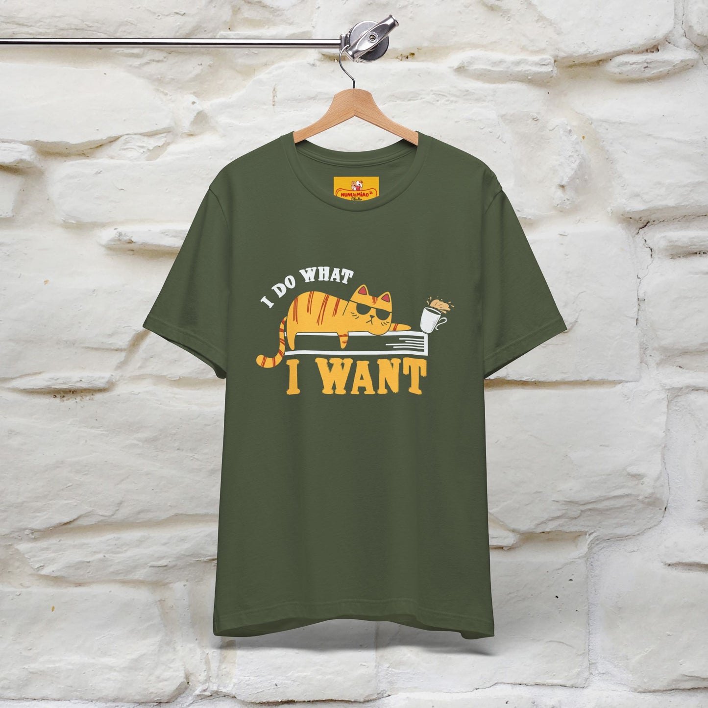 "I Do What I Want" Cat T-Shirt | Nunu & Miao Studio