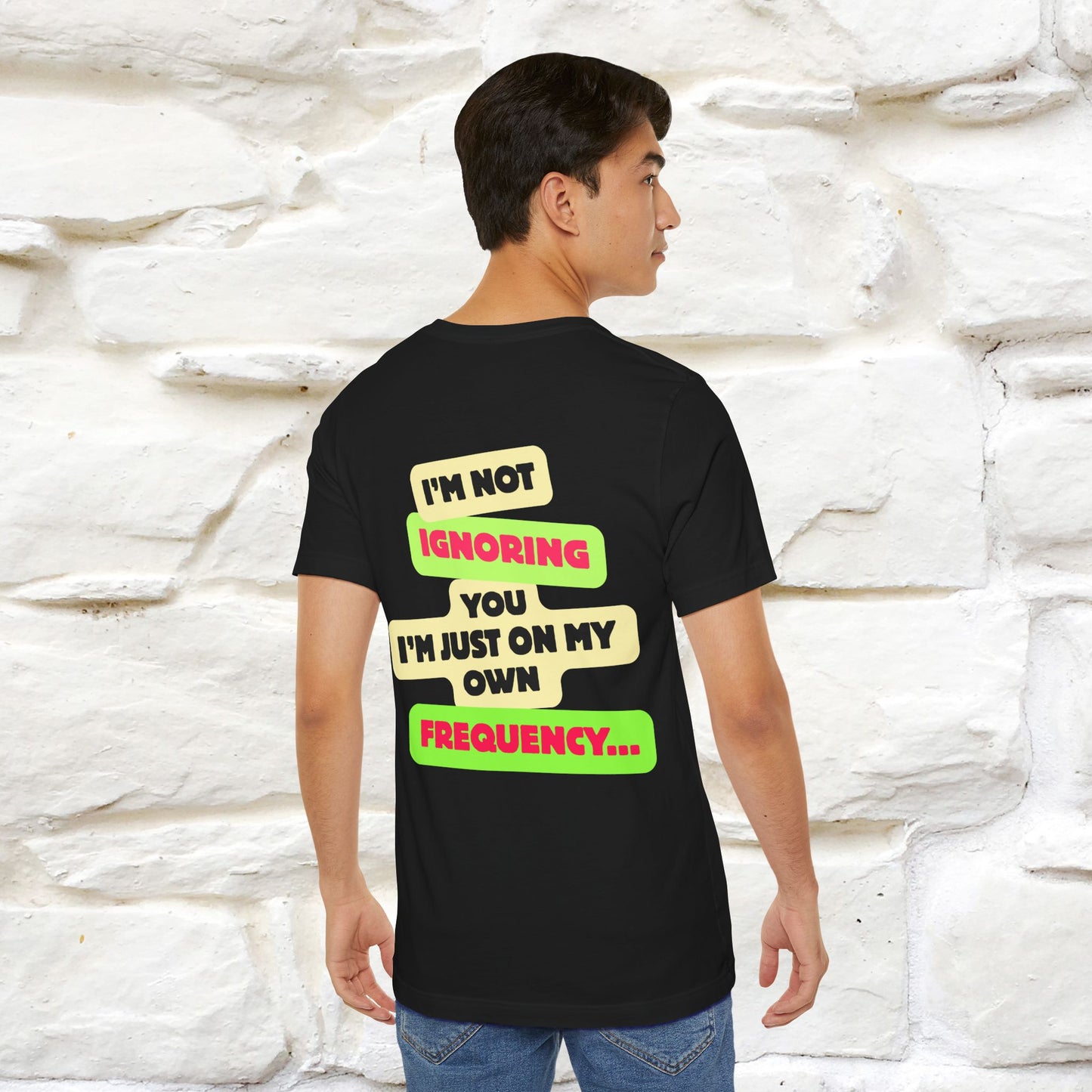 "I'm Not Ignoring You. I'm Just .. " Cat T-Shirt | Front & Back Design | Nunu&Miao Studio