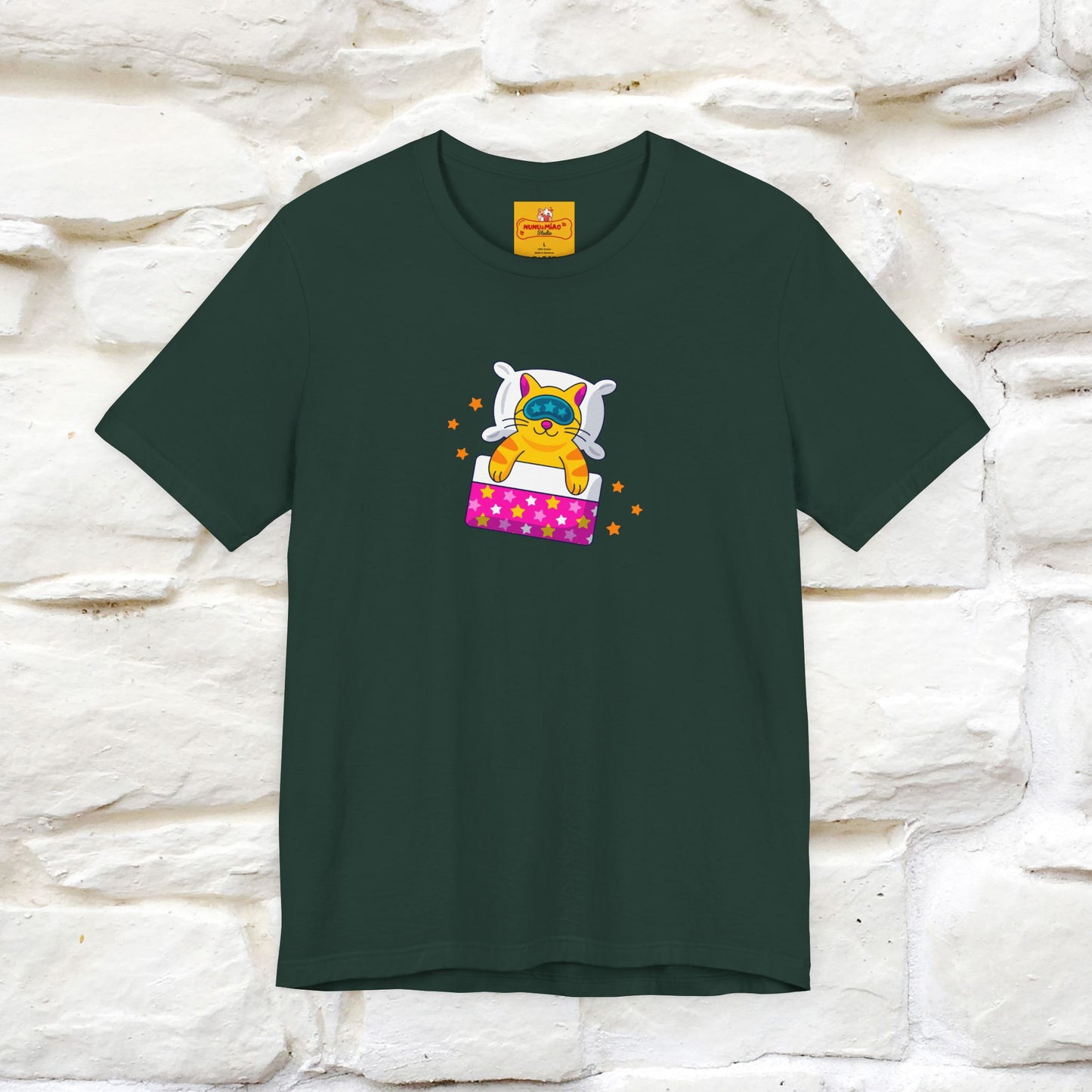 "I Am Sorry I Have Plans With My Bed" | Cat T-Shirt | Front & Back Design | Nunu&Miao Studio