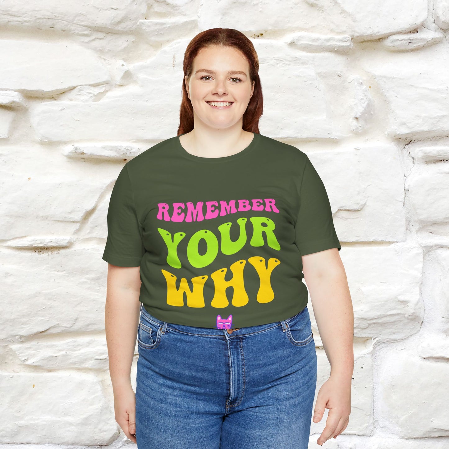 "Remember Your Why" Inspirational T-Shirt for Men & Women | 100% Cotton* - Nunu&Miao Studio