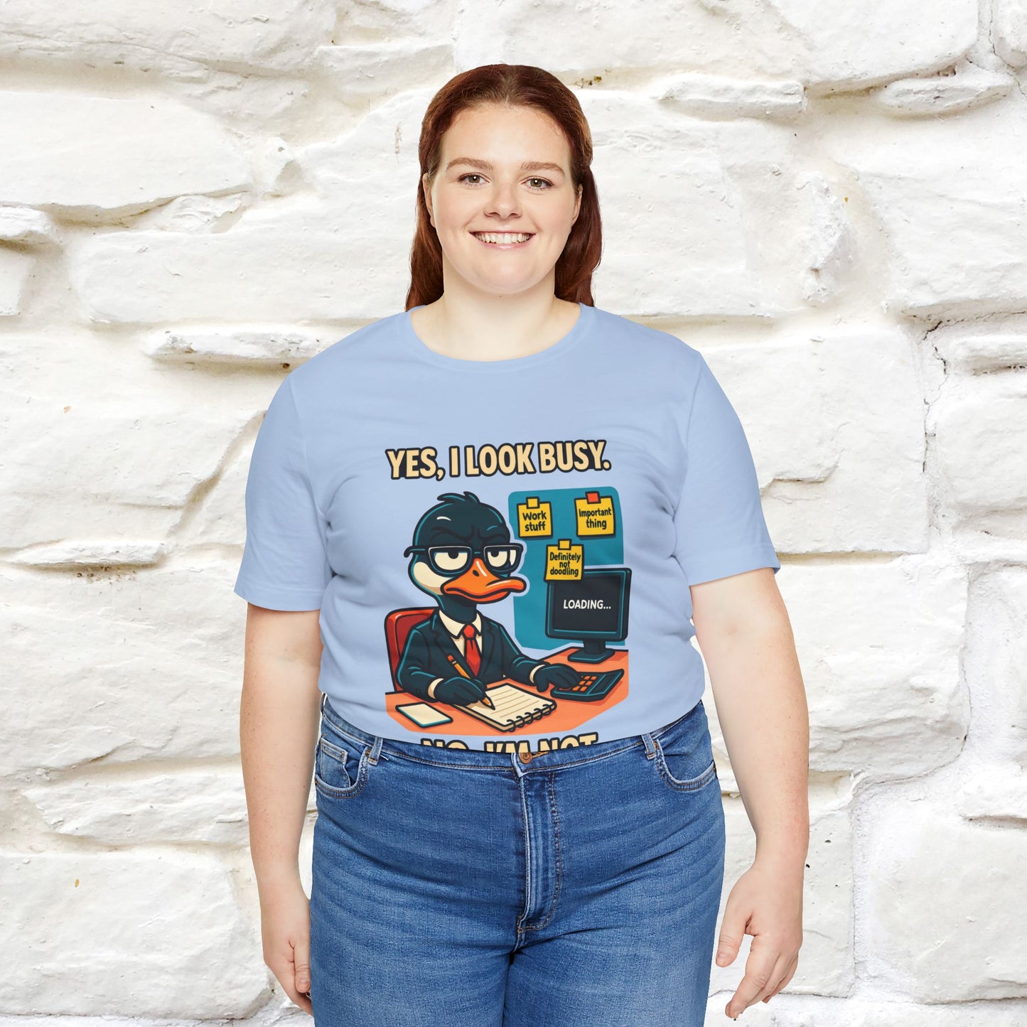 ''Yes, I Look Busy. No I'm Not.''| Sarcastic Cat T-Shirt | Nunu&Miao Studio