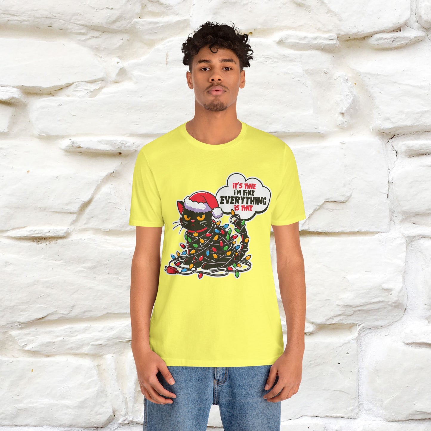 “Everything Is Fine..” | Cat T-Shirt | Nunu&Miao Studio