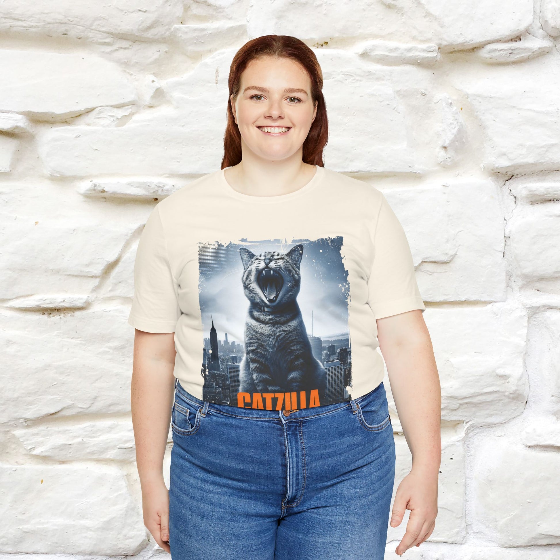 Catzilla T-Shirt | Cat T-Shirt | Nunu&Miao Studio - Nunu&Miao Studio