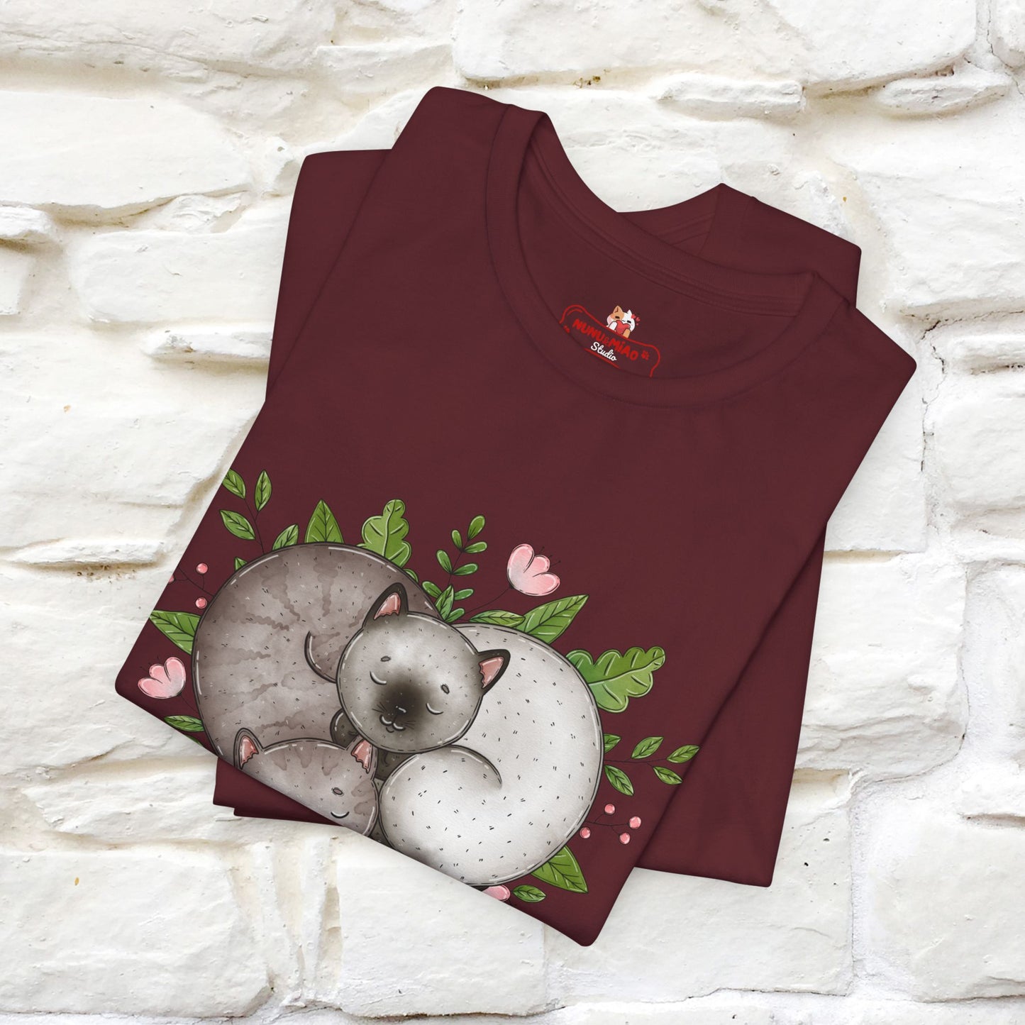 "All You Need Is Love" Cat T-Shirt | 100% Cotton* | Adorable Cat Apparel for Men & Women