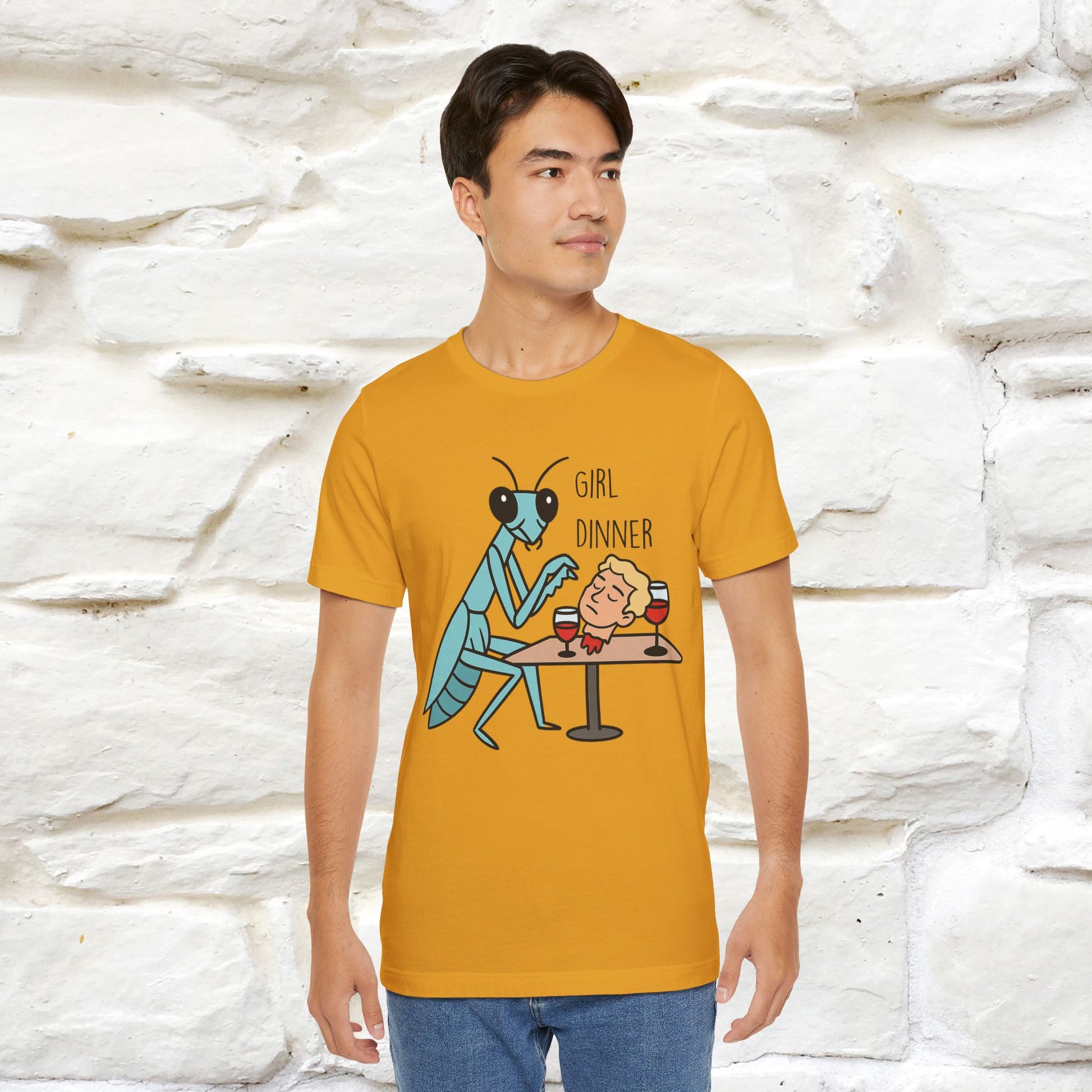 "Girl Dinner" Funny T-shirt |Nunu&Miao Studio - Nunu&Miao Studio