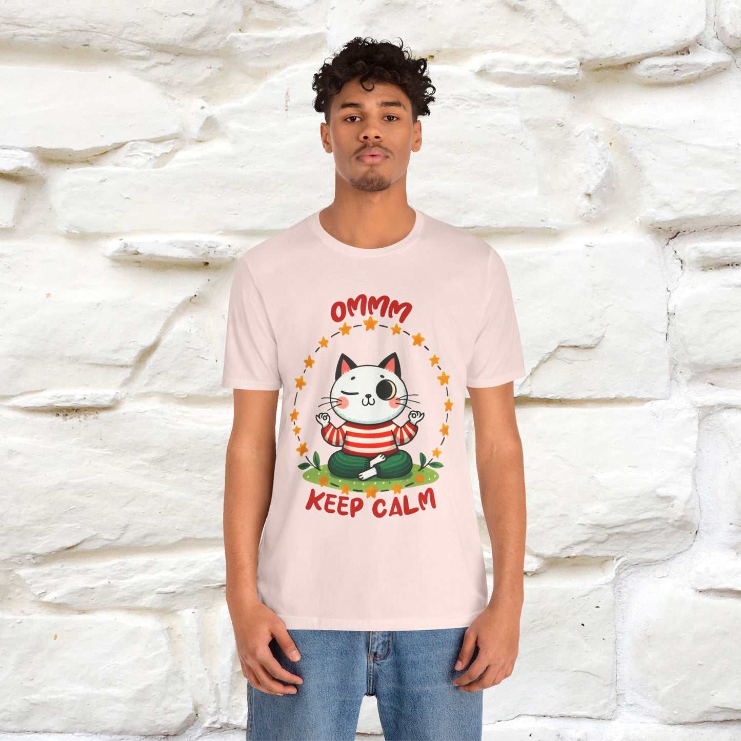 ''Ommm, Keep Calm'' Cat T-Shirt | Nunu&Miao Studio