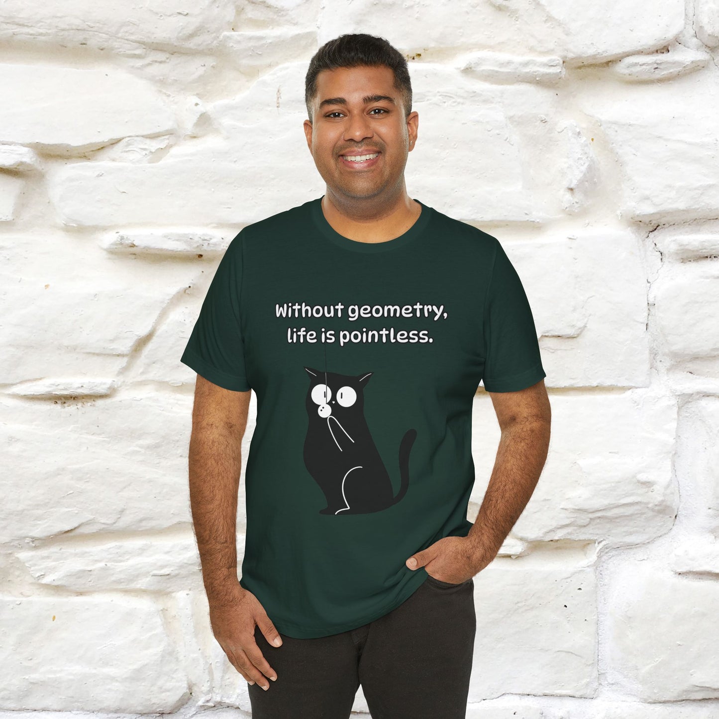 ''Without geometry, life is pointless.''| Funny T-Shirt | Nunu&Miao Studio