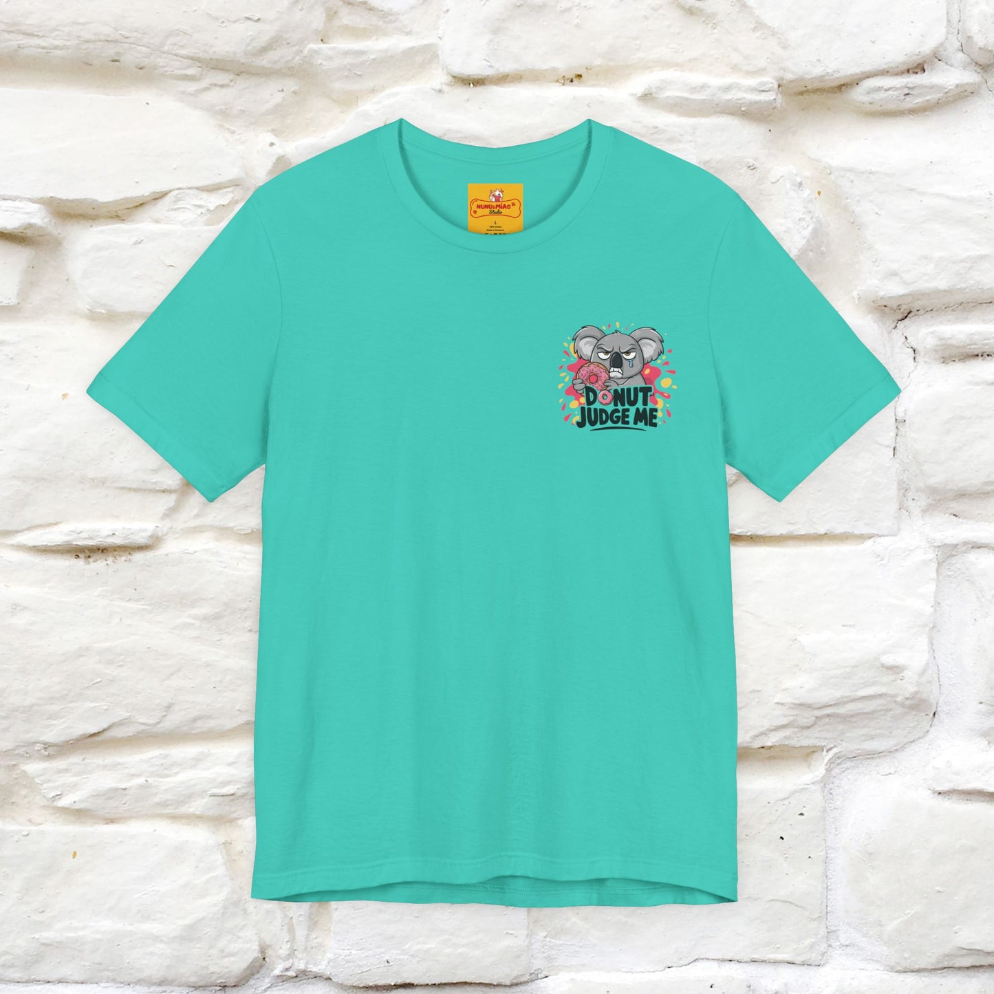 "Donut Judge Me " |Funny T-Shirt | Front & Back Design | Nunu&Miao Studio