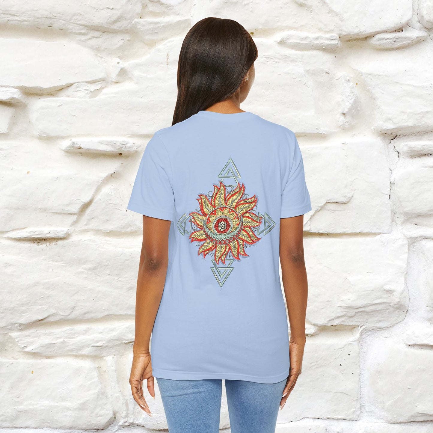 "The Third Eye'' Cat T-Shirt Front and Back Design | Nunu&Miao Studio