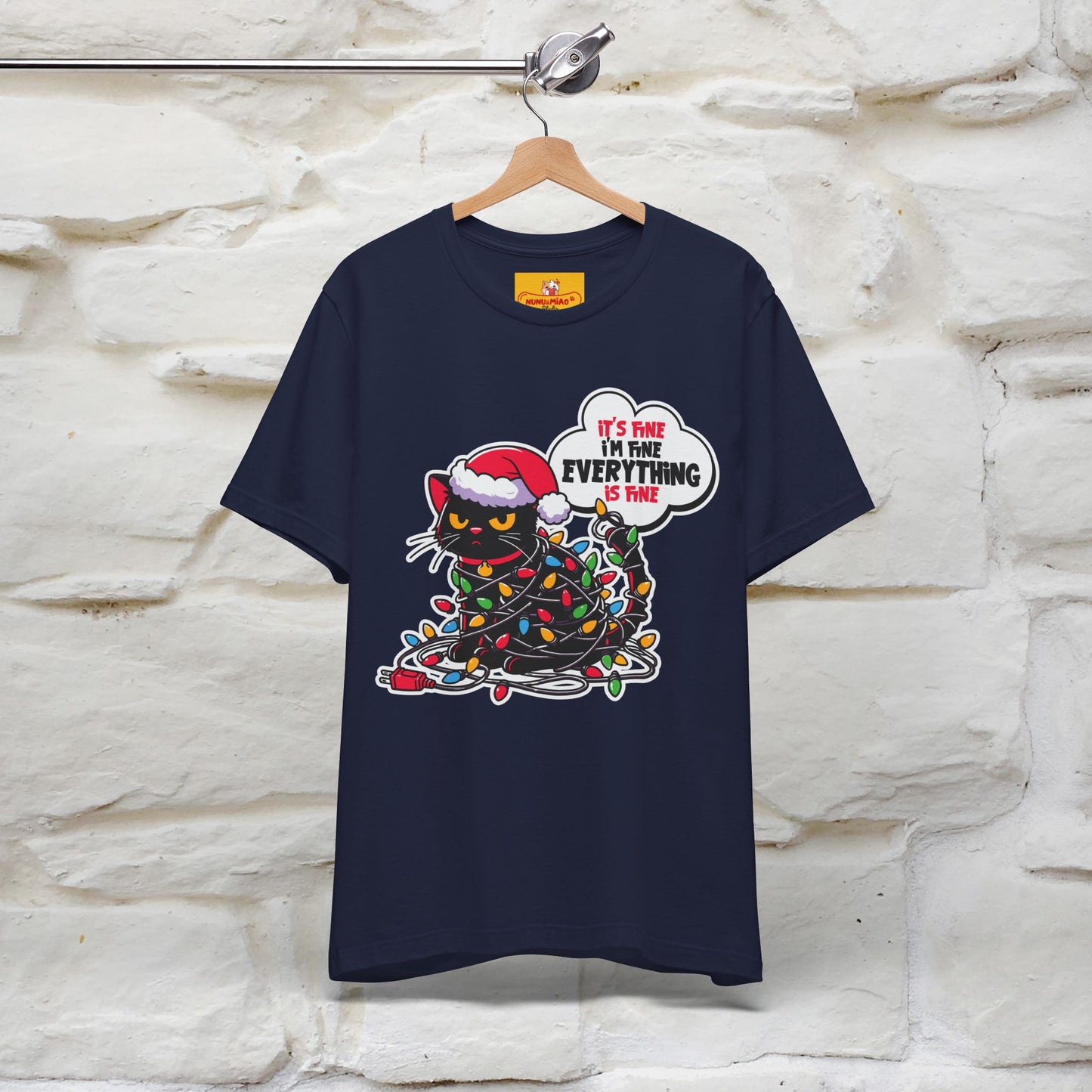 “Everything Is Fine..” | Cat T-Shirt | Nunu&Miao Studio