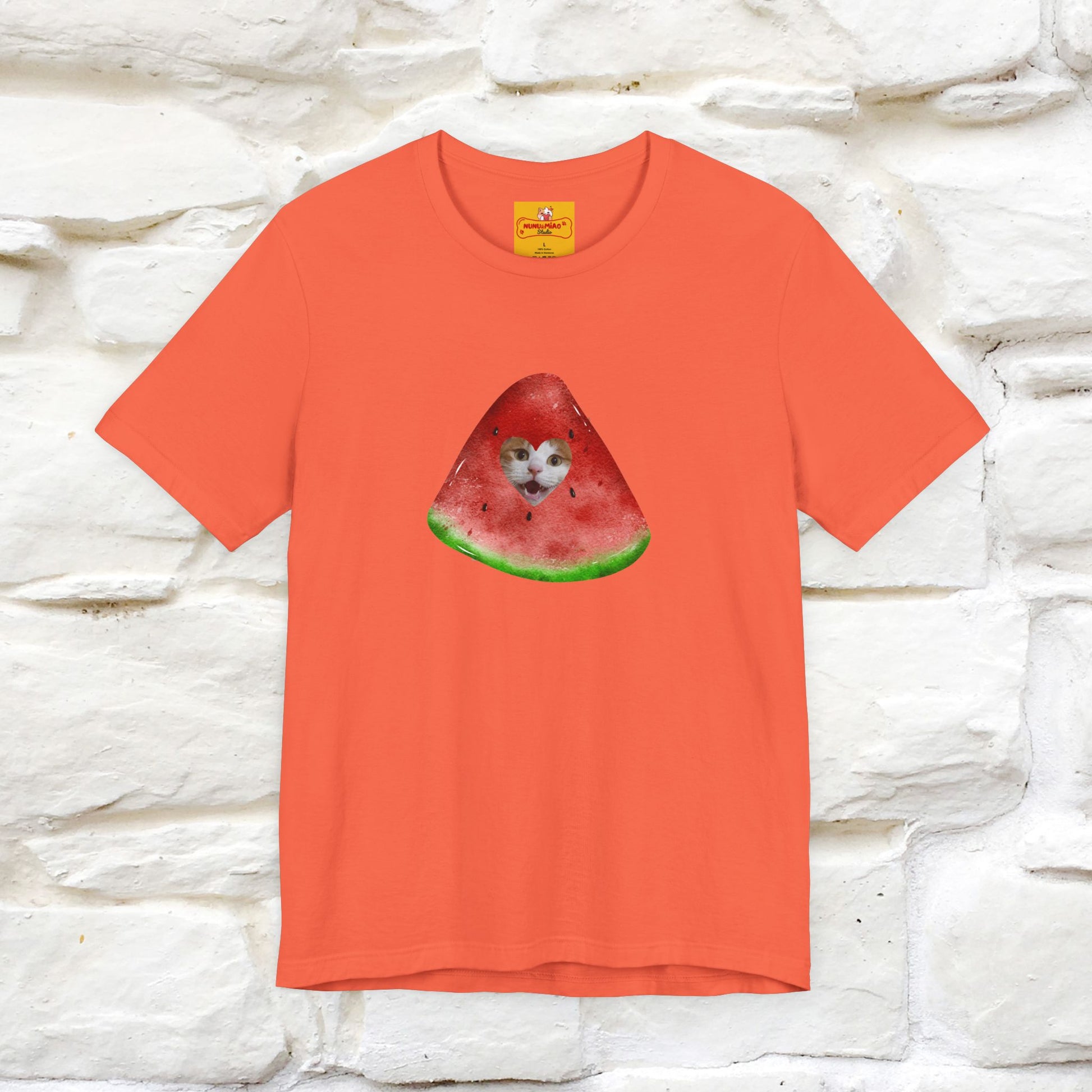 "Free Palestine" Cat T-shirt | Front & Back Design |Nunu&Miao Studio - Nunu&Miao Studio