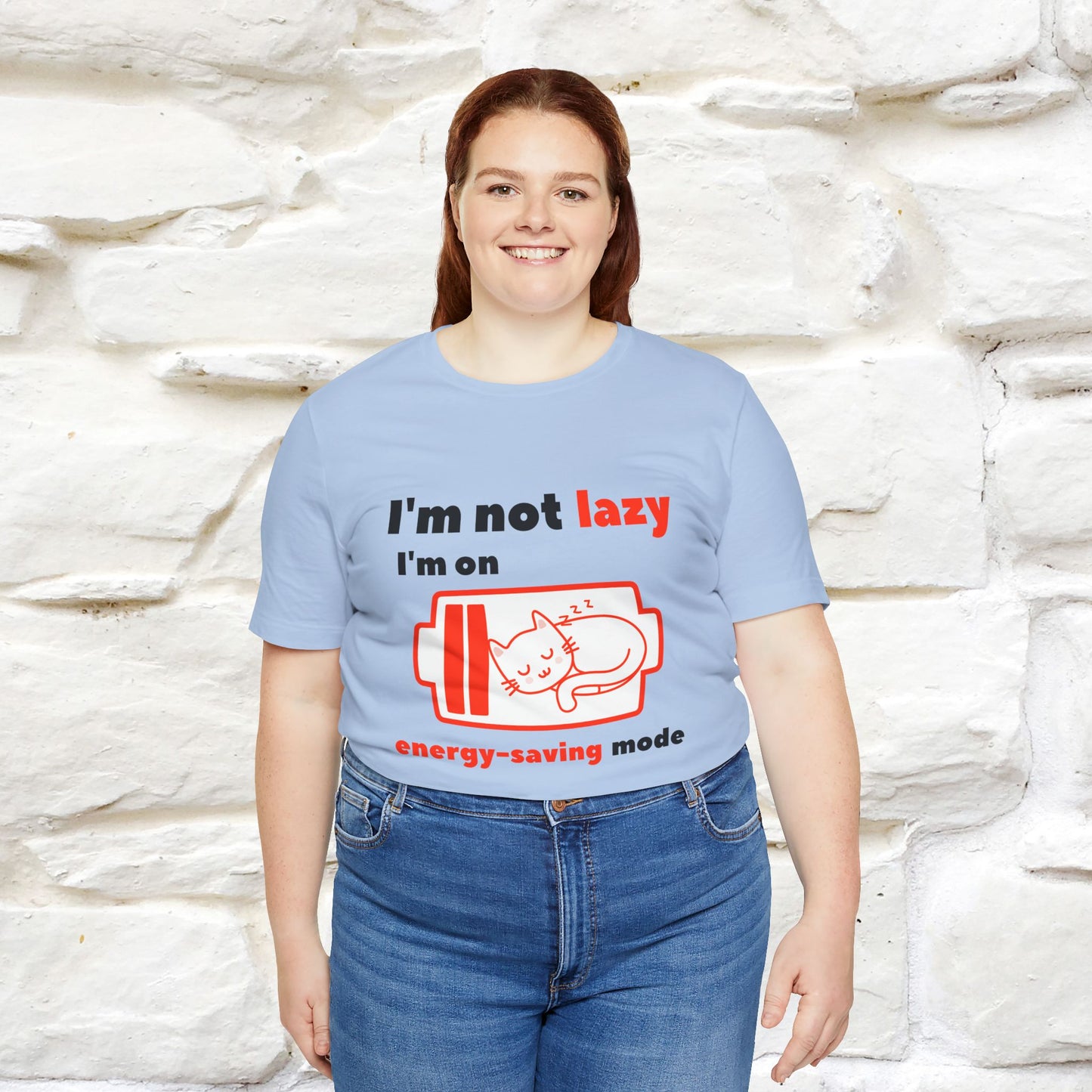 ''I am Not Lazy...'' Cat T-Shirt | Nunu&Miao Studio