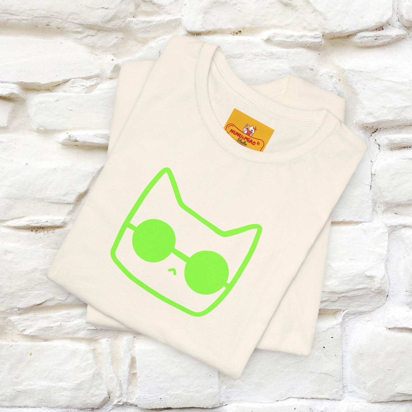''Everything Will Be Ok '' Cat T-Shirt Front and Back Design | Nunu&Miao Studio