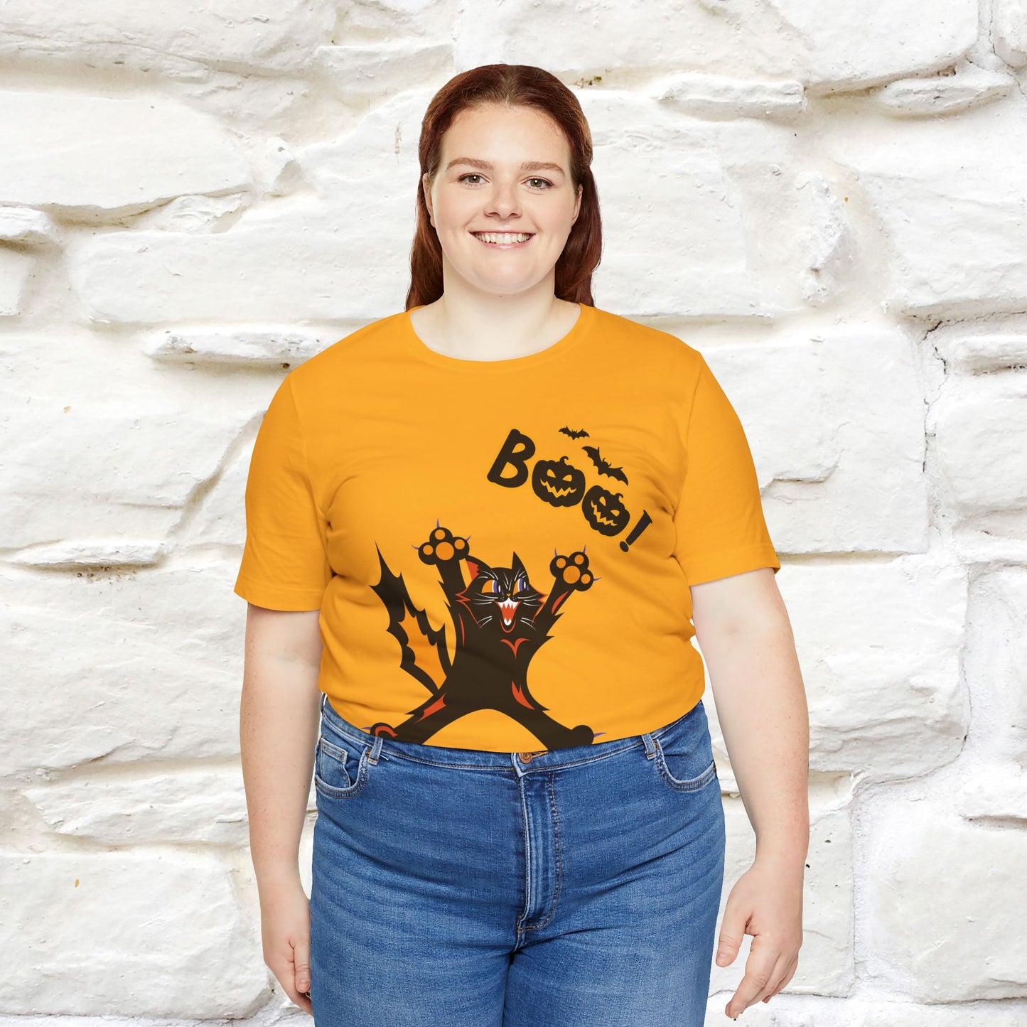 "Boo" Cat T-shirt |Nunu&Miao Studio
