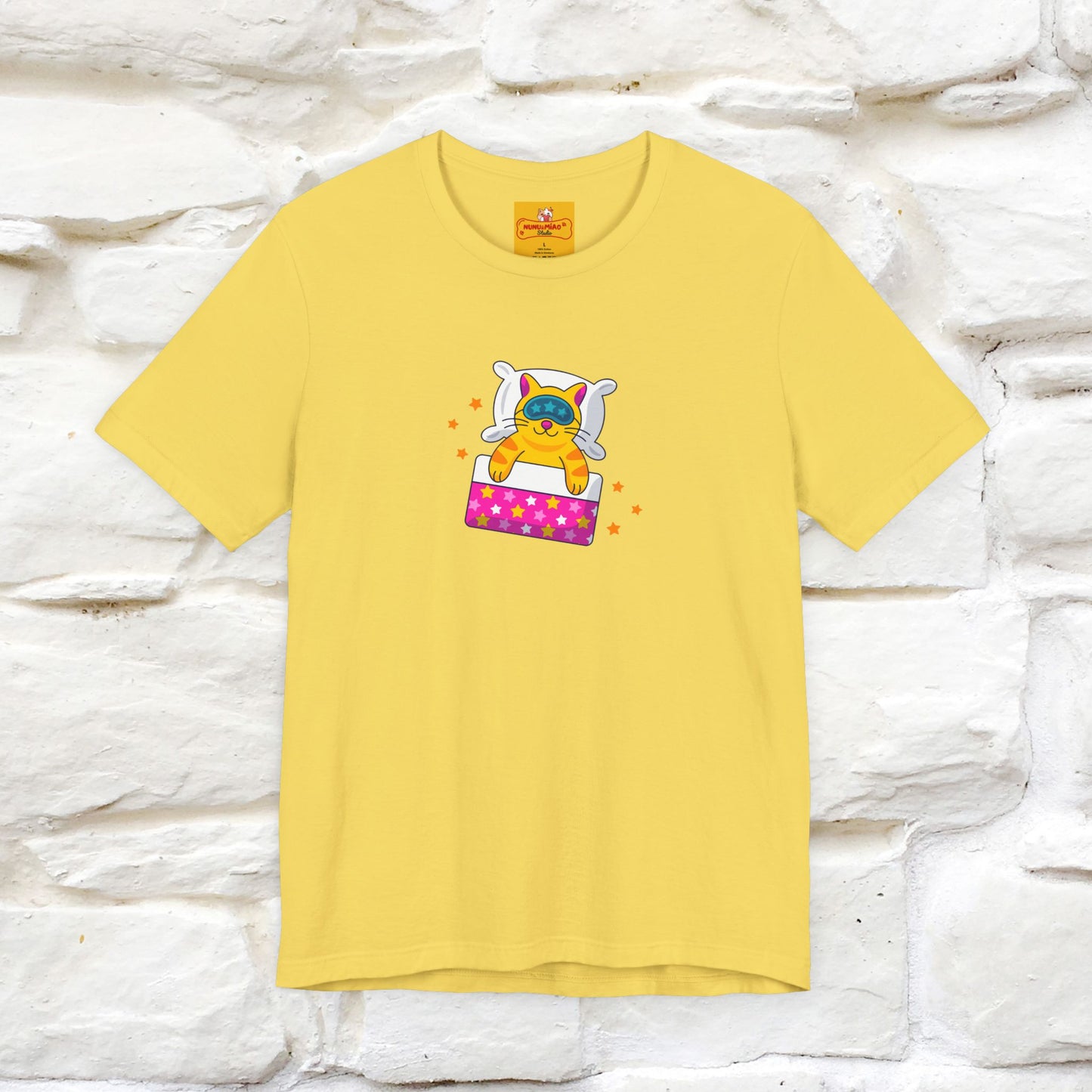 "I Am Sorry I Have Plans With My Bed" | Cat T-Shirt | Front & Back Design | Nunu&Miao Studio