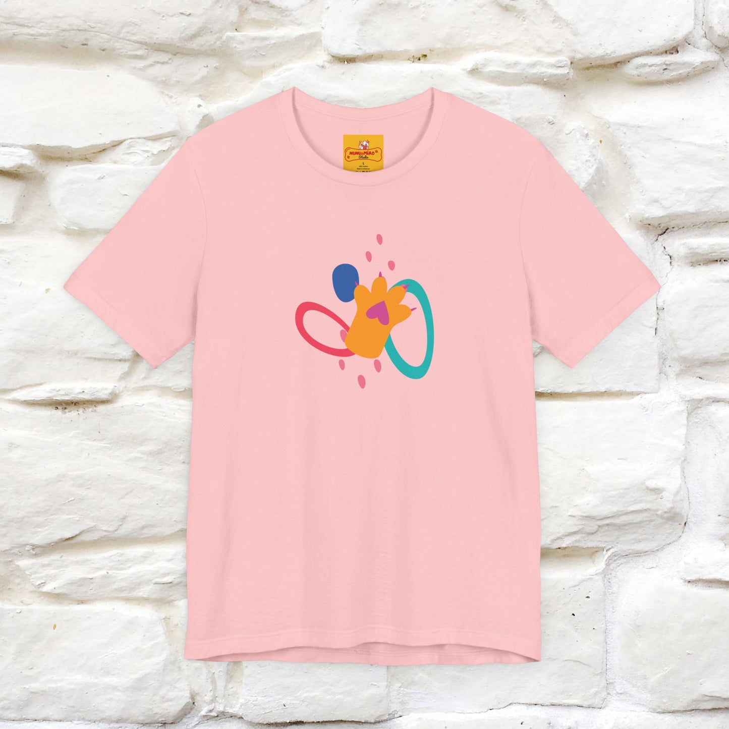 ''The Power Of Meow'' Cat T-Shirt Front and Back Design | Nunu&Miao Studio