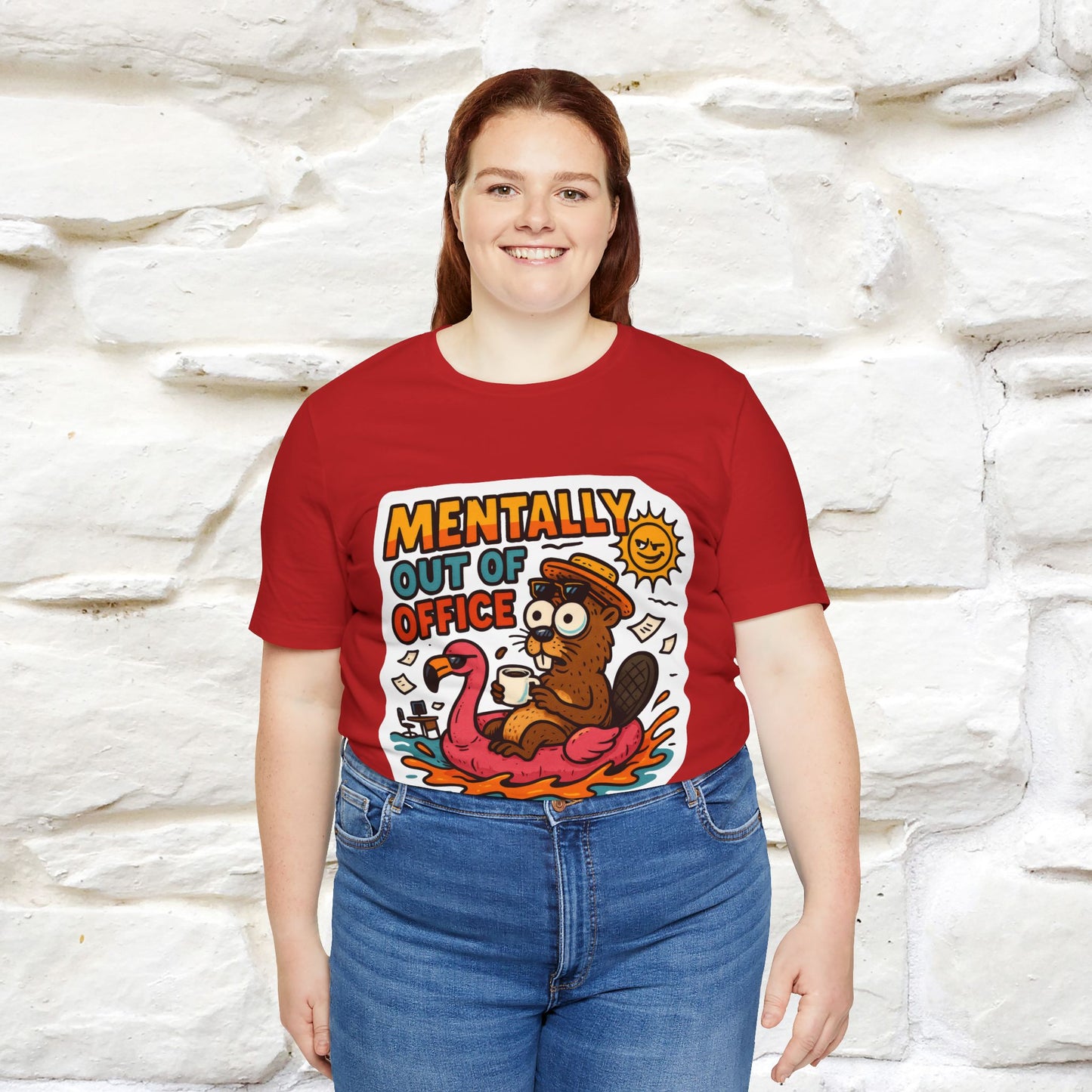 ''Mentally Out Of Office''| Sarcastic Cat T-Shirt | Nunu&Miao Studio