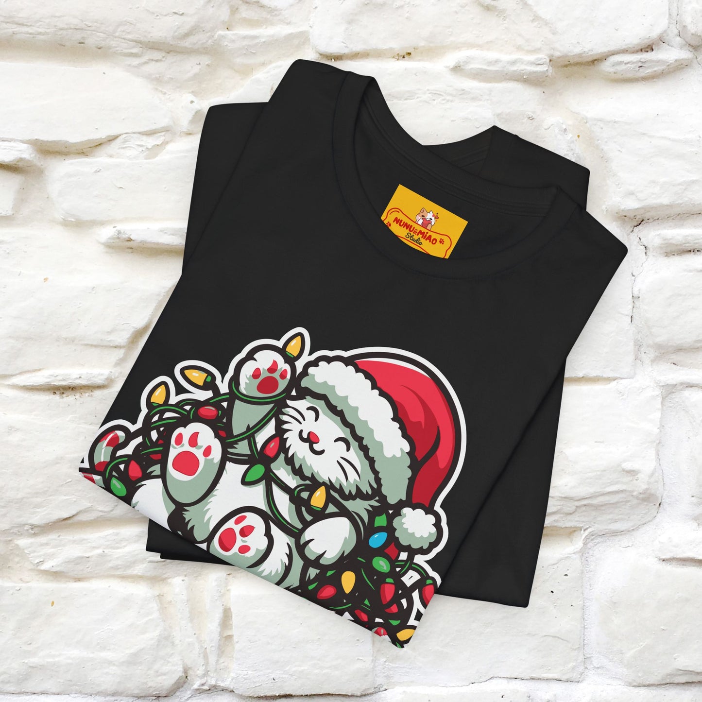 “Purr-Fectly Naughty” | Cat T-Shirt | Nunu&Miao Studio