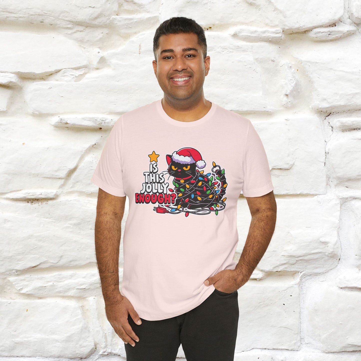 “Is This Jolly Enough?” | Cat T-Shirt | Nunu&Miao Studio
