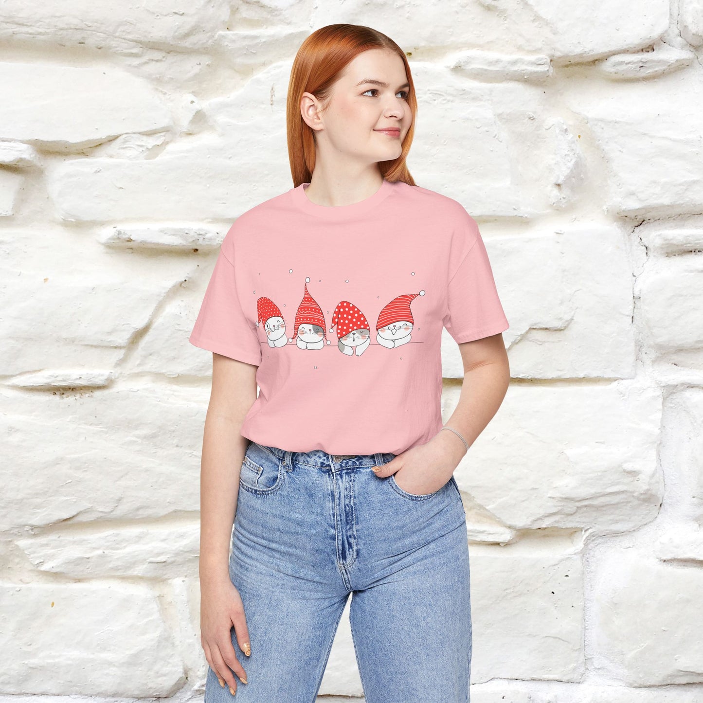 ''Christmas Cute'' |Cats T-shirt | Nunu&Miao Studio - Nunu&Miao Studio