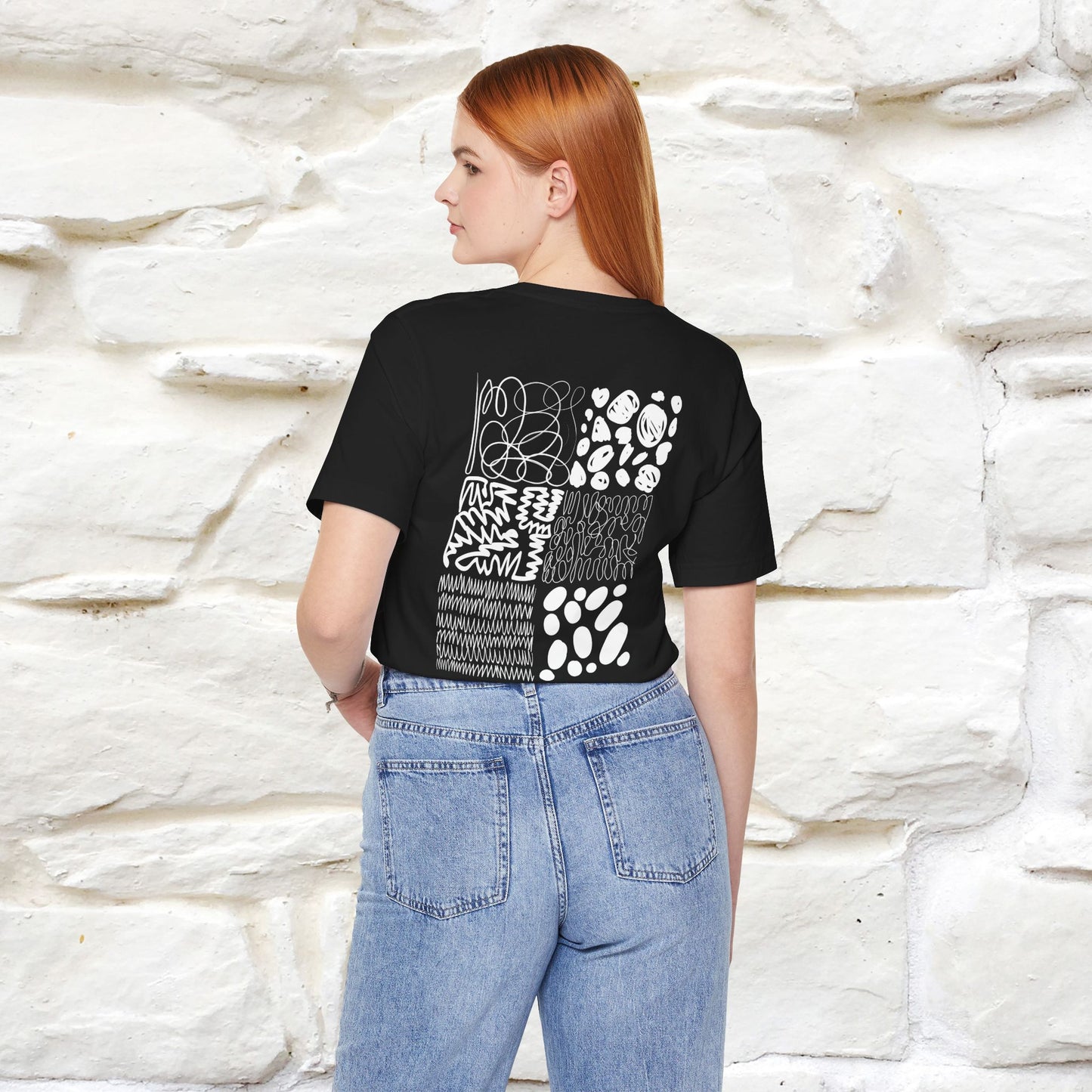 "Caos'' Cat T-Shirt Front and Back Design | Nunu&Miao Studio