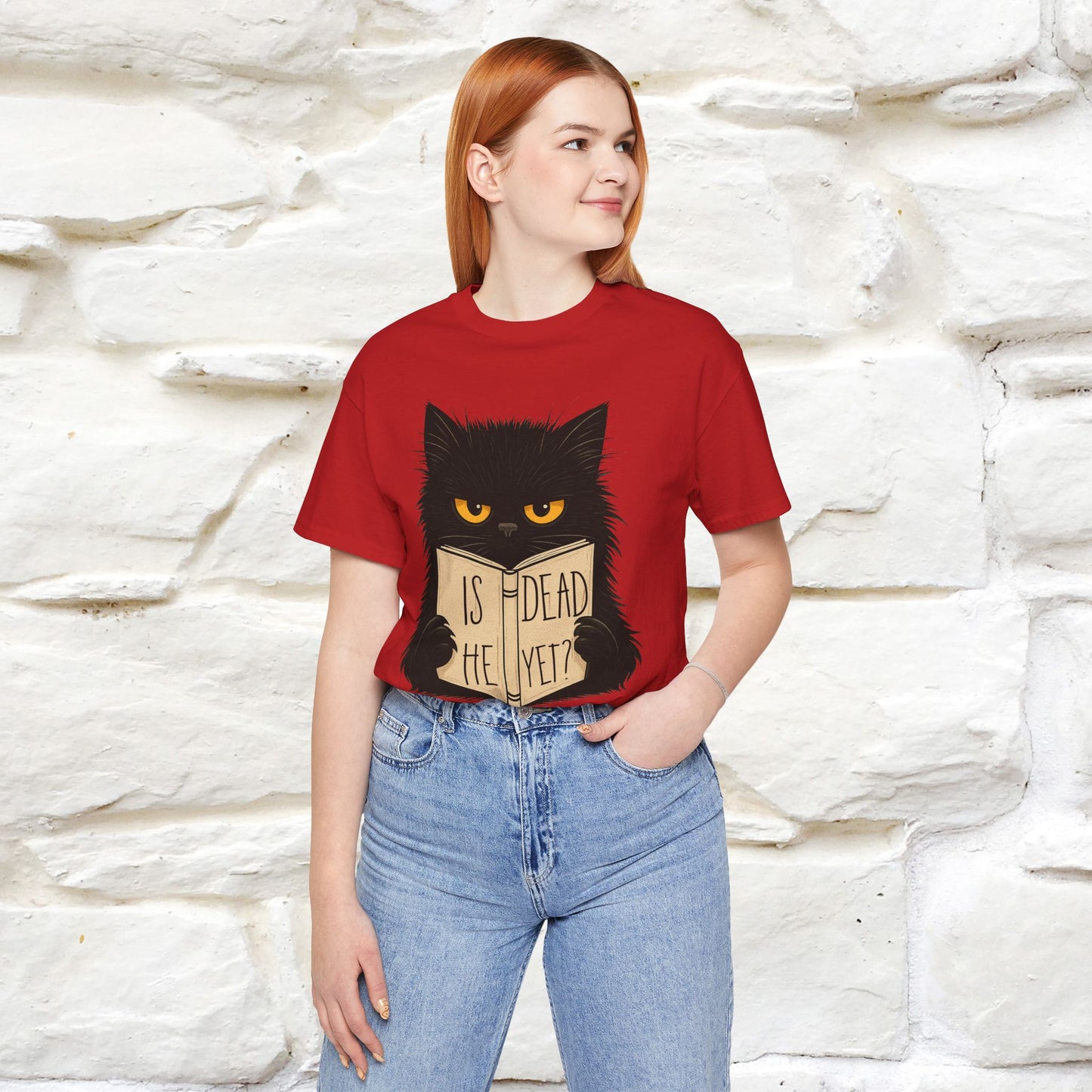 "Is He Dead Yet" |Cat T-Shirt | Nunu&Miao Studio