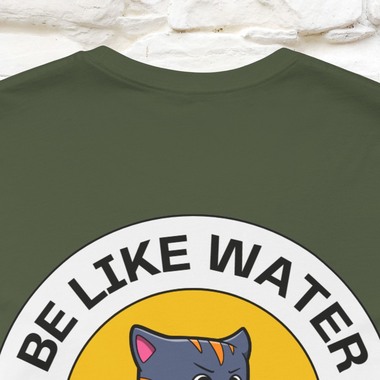 "Be Like Water: Cattitude Master | Cat T-Shirt |Nunu&Miao Studio