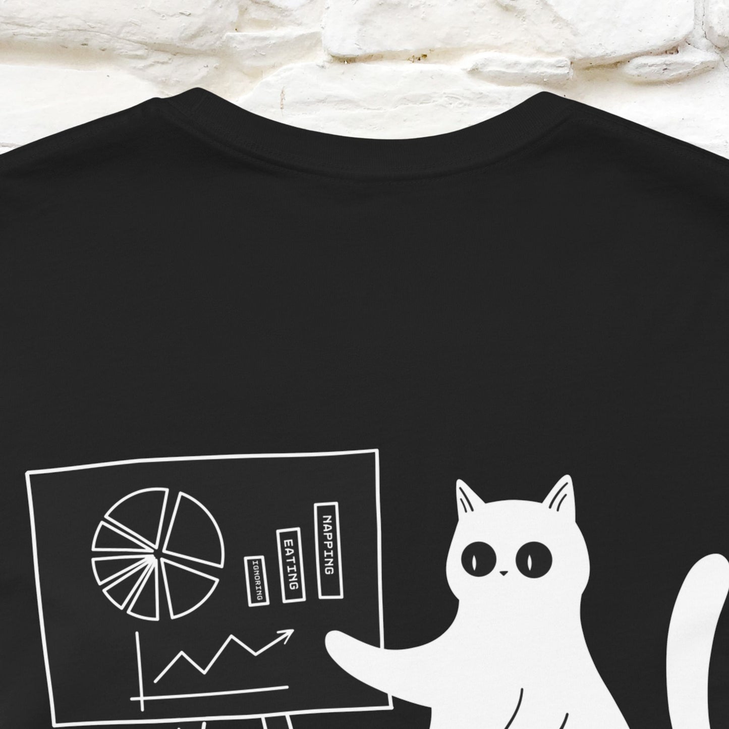 “Trust me, I’m statistically significant.”| Cat T-Shirt | Front & Back Design | Nunu&Miao Studio