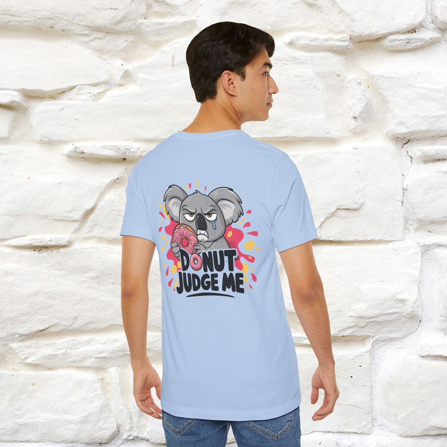 "Donut Judge Me " |Funny T-Shirt | Front & Back Design | Nunu&Miao Studio
