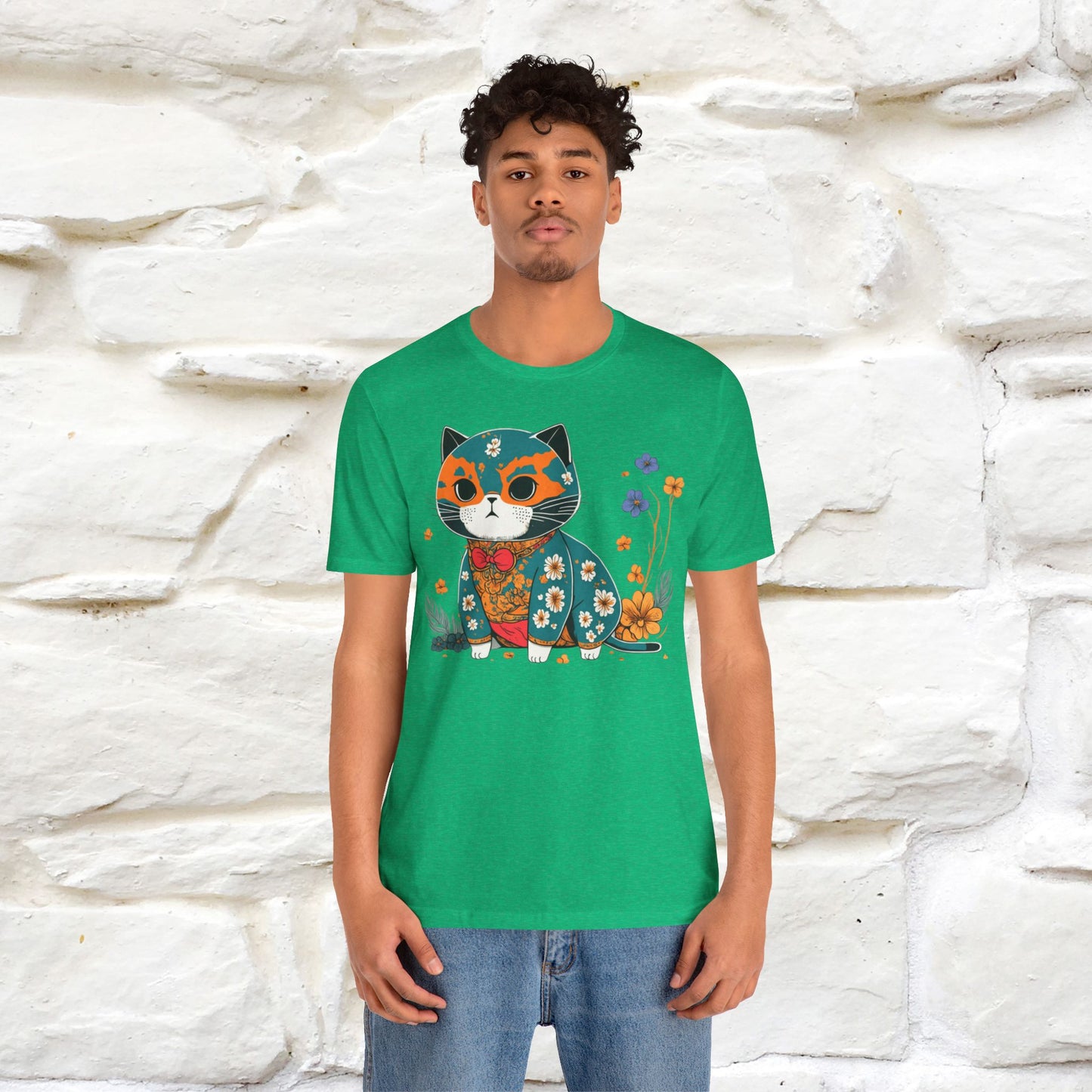 Zen Garden Cat: Japanese-Inspired T-Shirt for Men & Women | 100% Cotton* - Nunu&Miao Studio